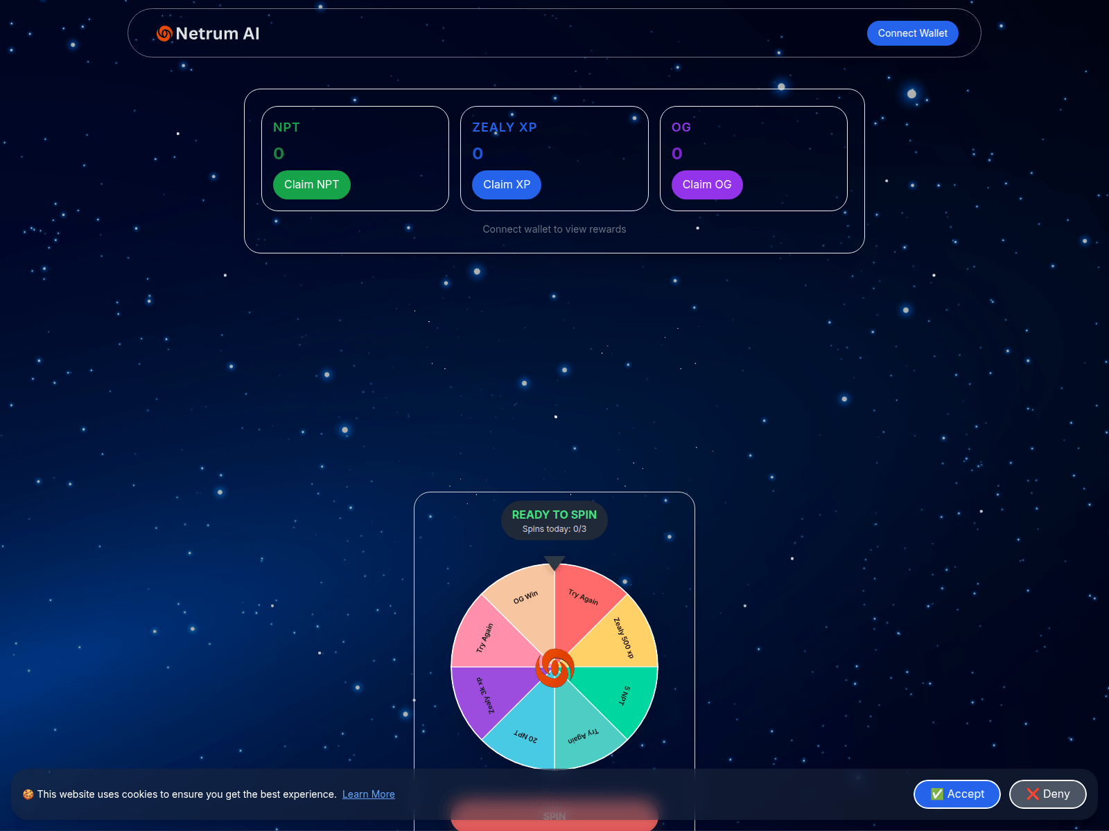 Screenshot of base.netrumlabs.com