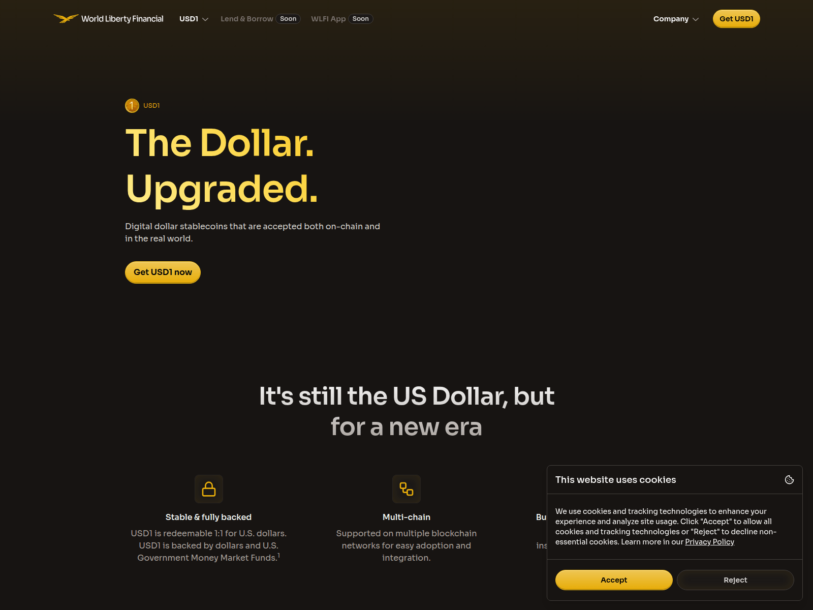 Screenshot of world-liberty-financials.com