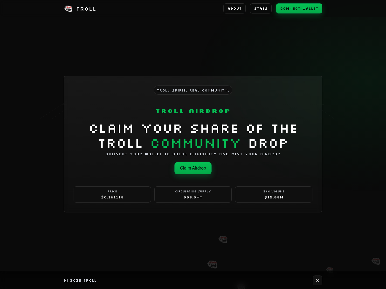 Screenshot of claim-trololol.run