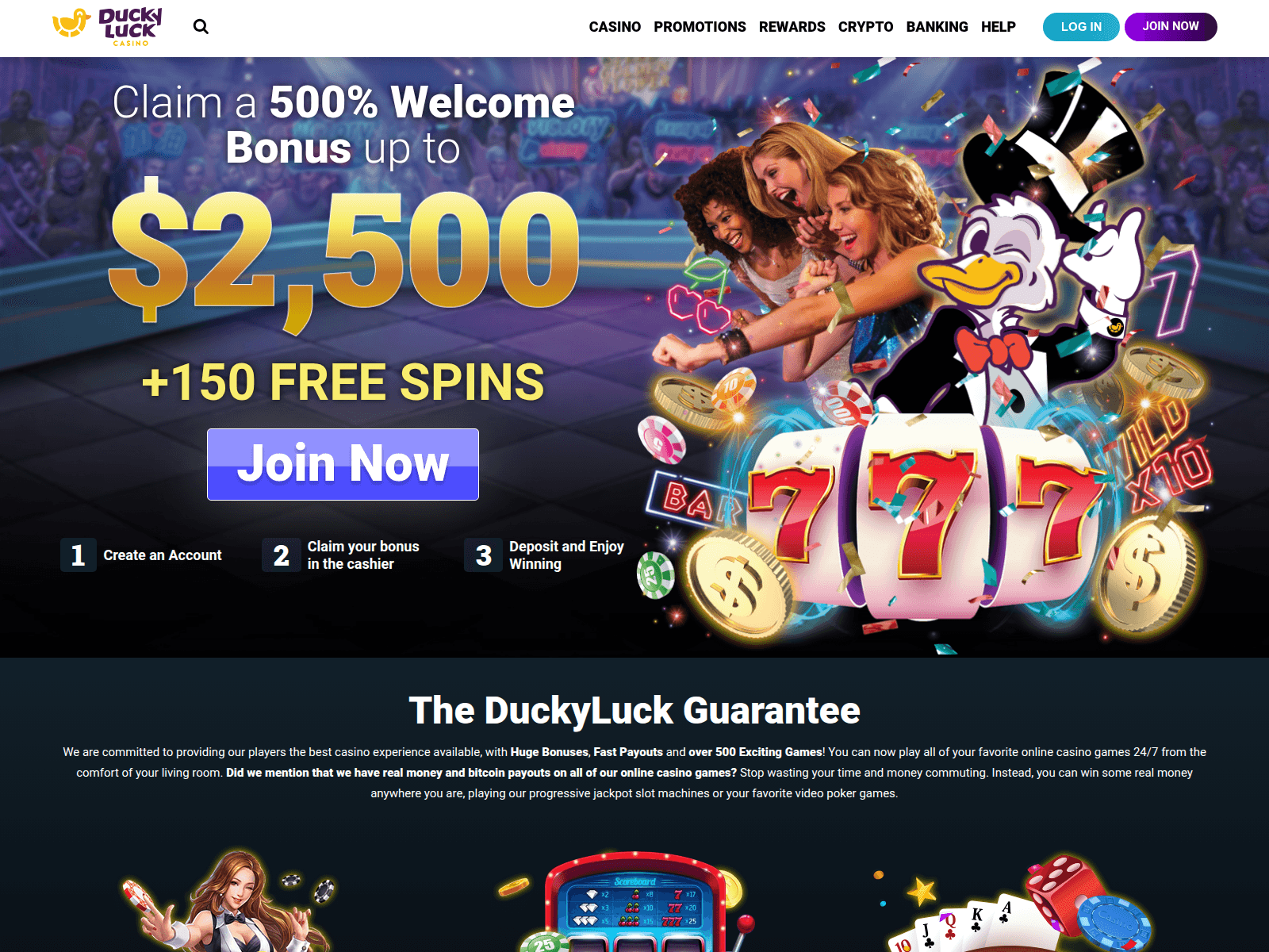Screenshot of duck.ag