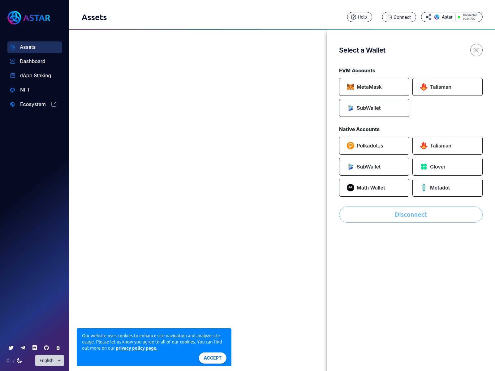 Screenshot of astar-apps.web.app