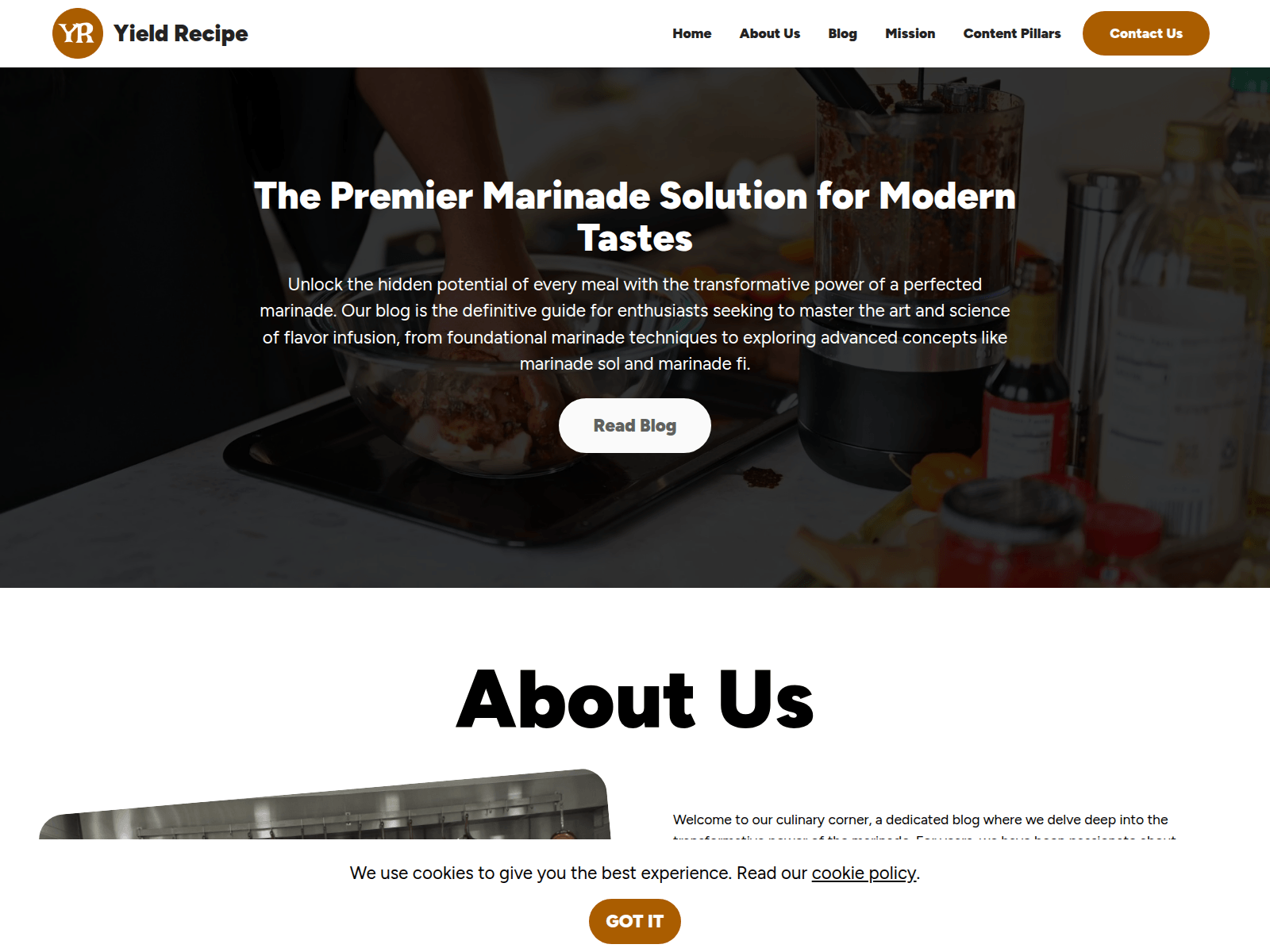 Screenshot of marinade-sol.app
