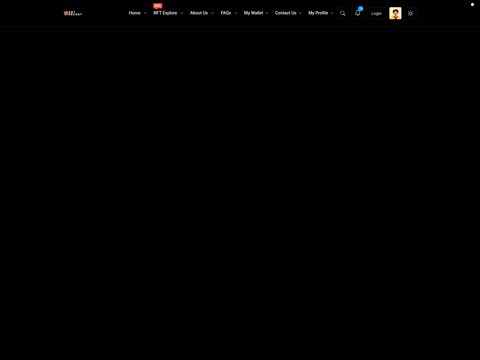 Screenshot of artrecast.com