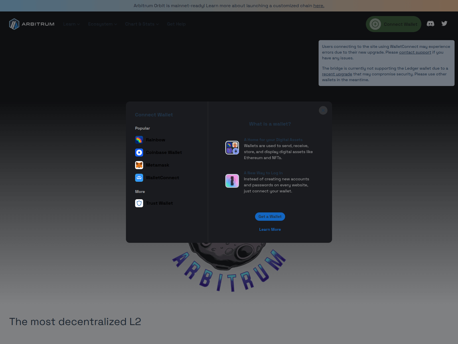 Screenshot of arbitrum-two.vercel.app