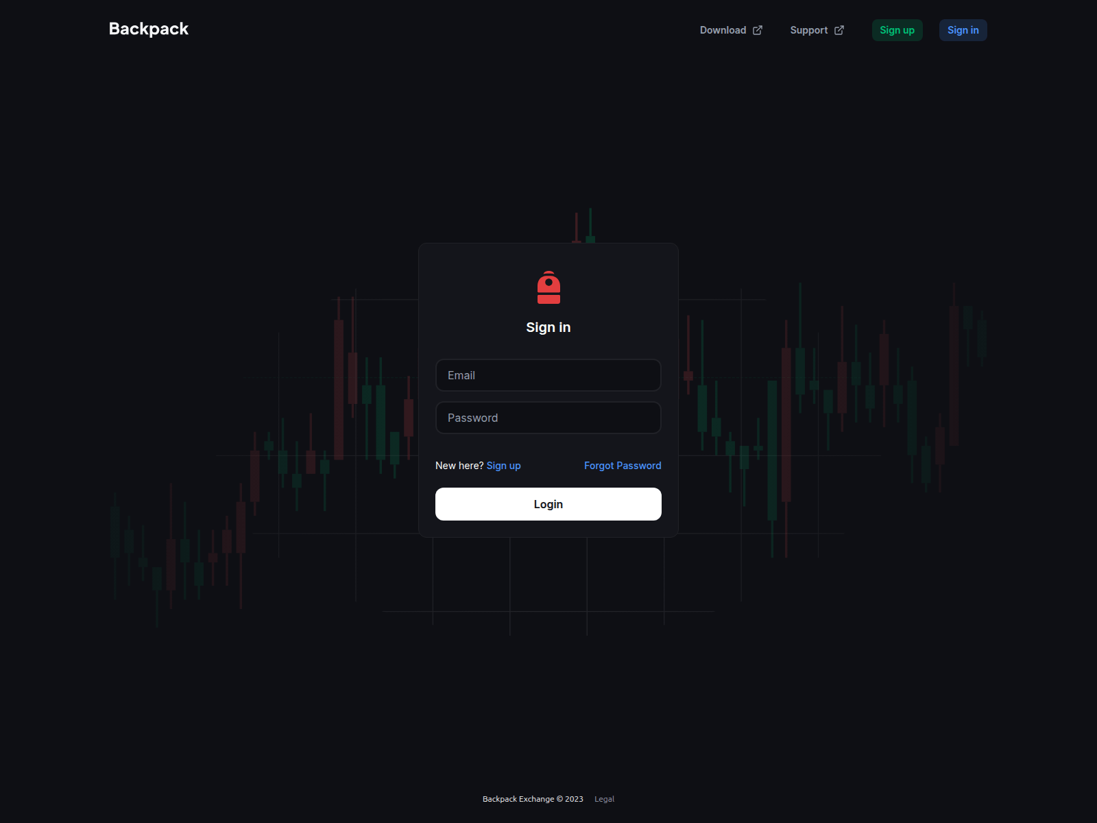 Screenshot of backpack-exchange.vercel.app