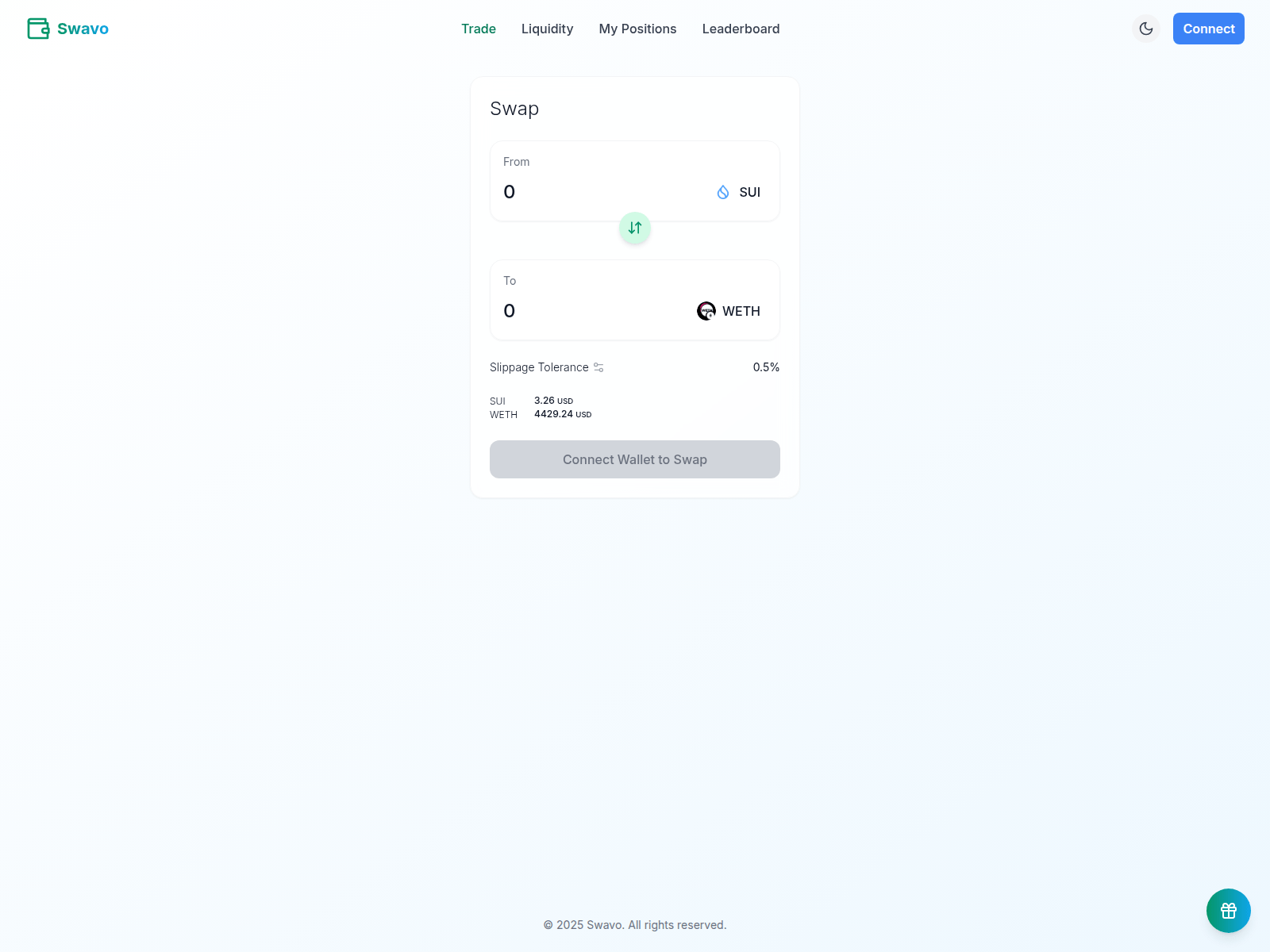 Screenshot of swavofi.vercel.app