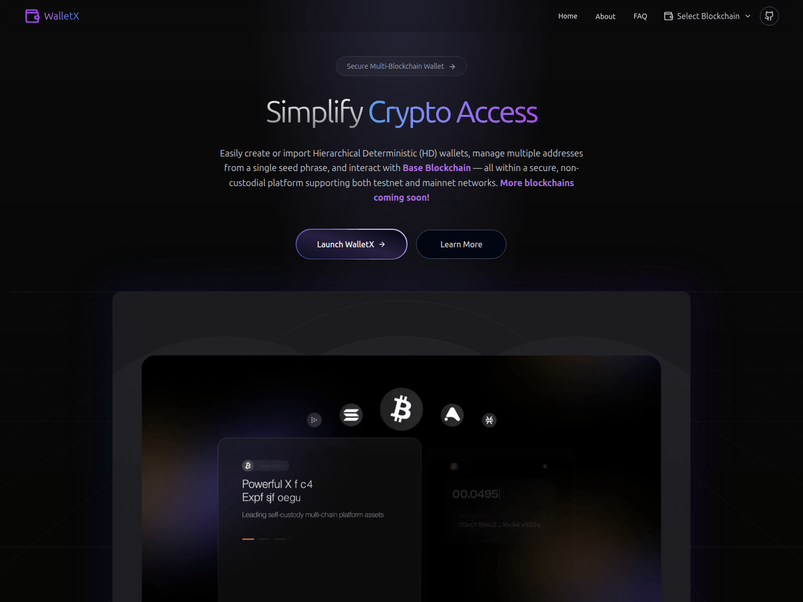 Screenshot of base-wallet-x.vercel.app