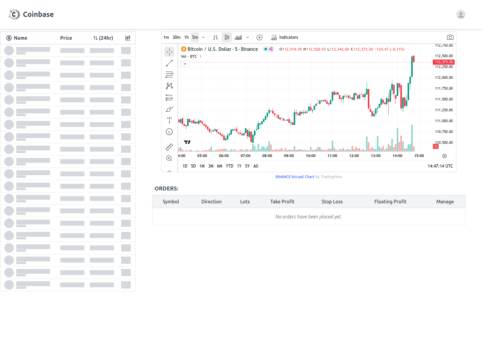 Screenshot of coinbase-kp.vercel.app