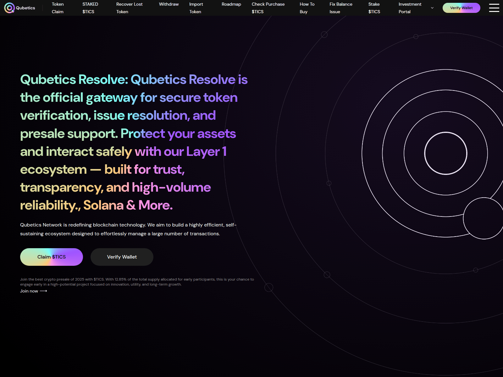 Screenshot of resolvetics.web.app