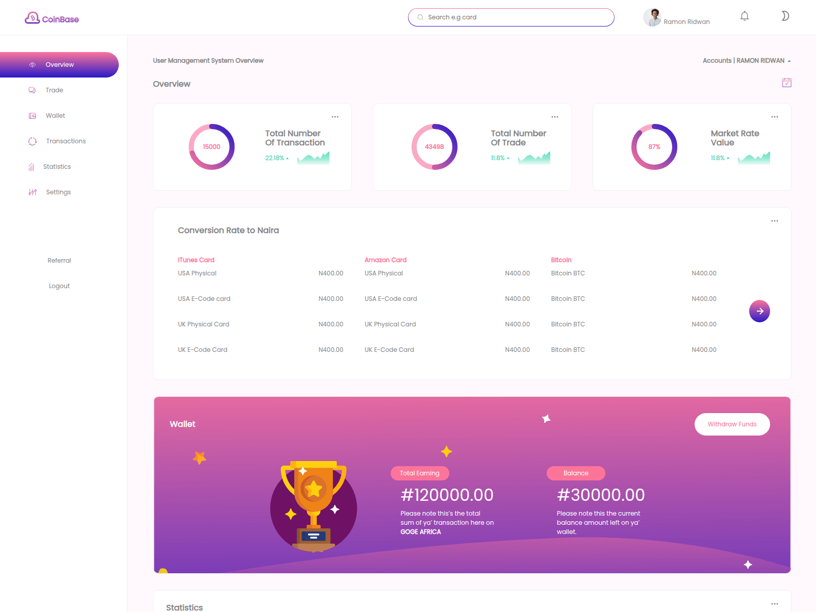 Screenshot of coinbase-silk.vercel.app