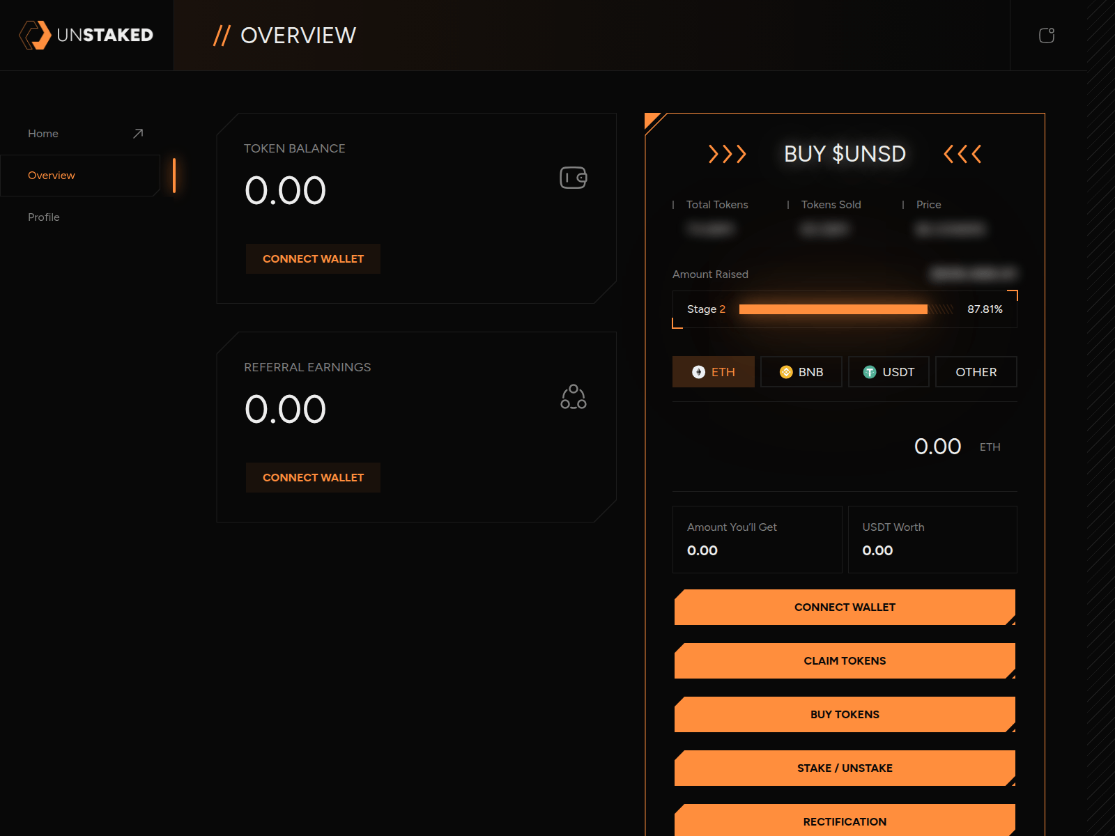Screenshot of unstaked-net.web.app