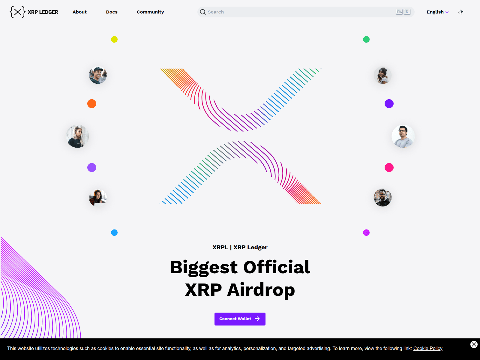 Screenshot of xrpdistributions.web.app