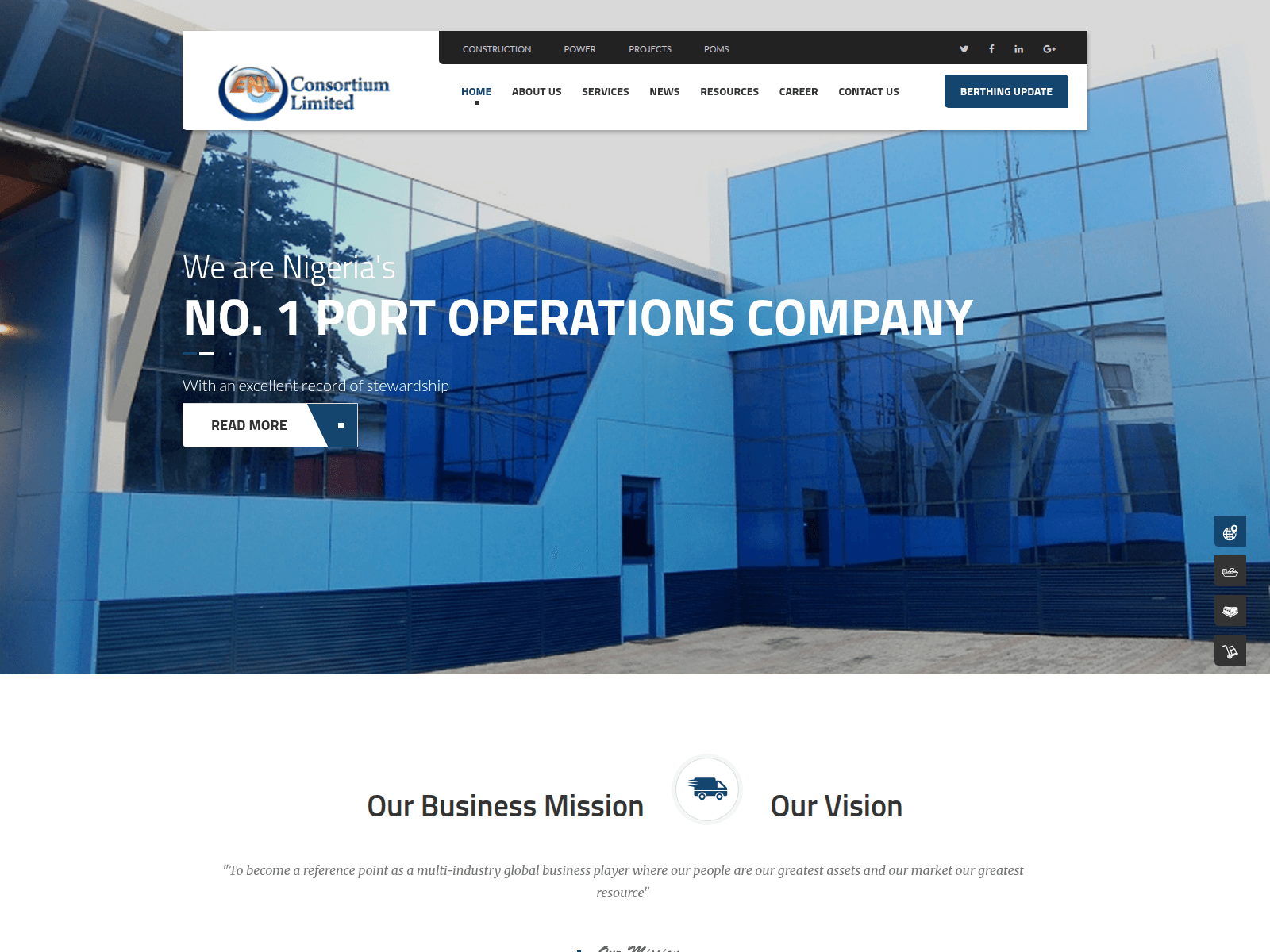 Screenshot of enlconsortium.com