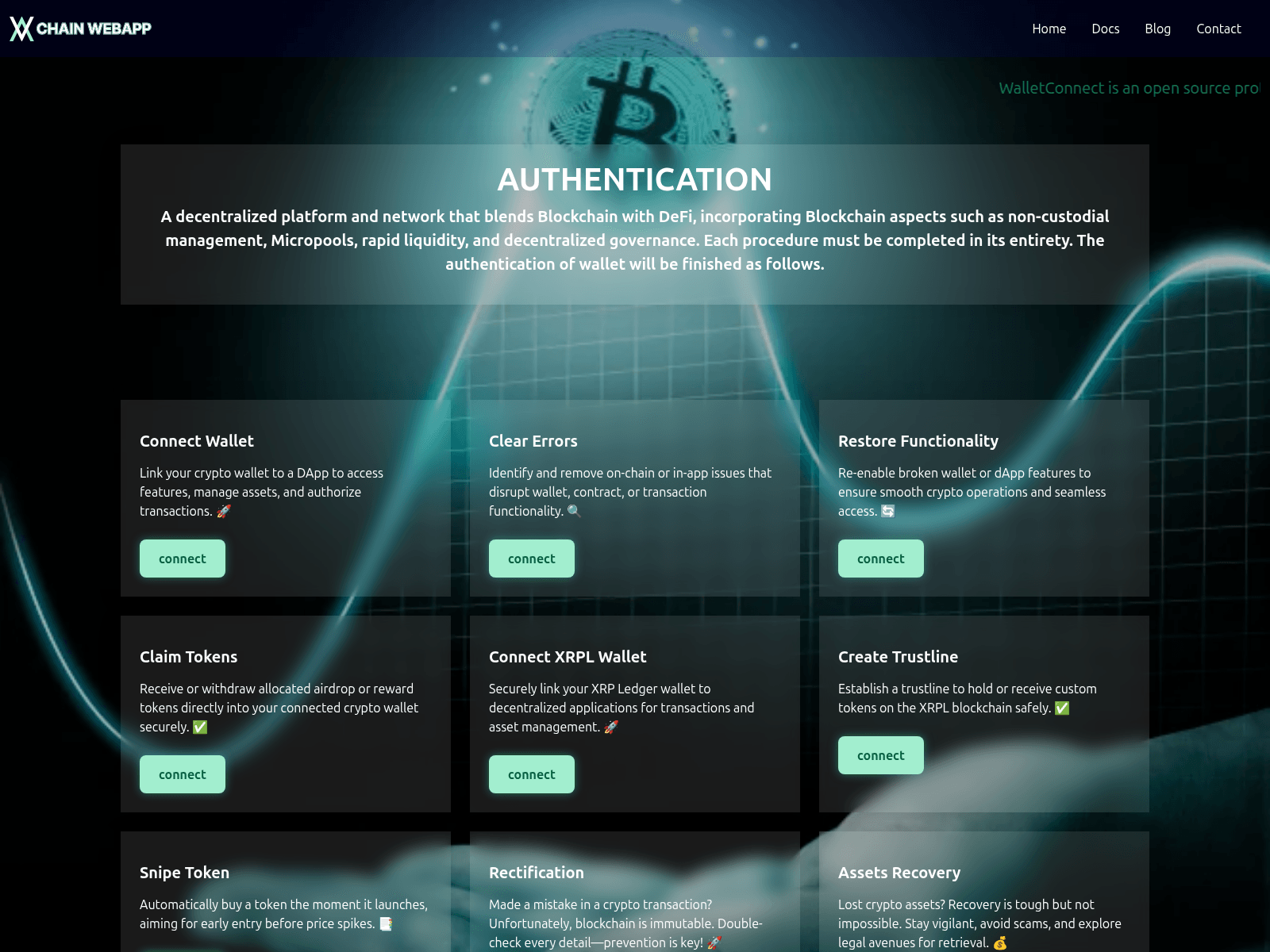 Screenshot of xmchainexplorer.com