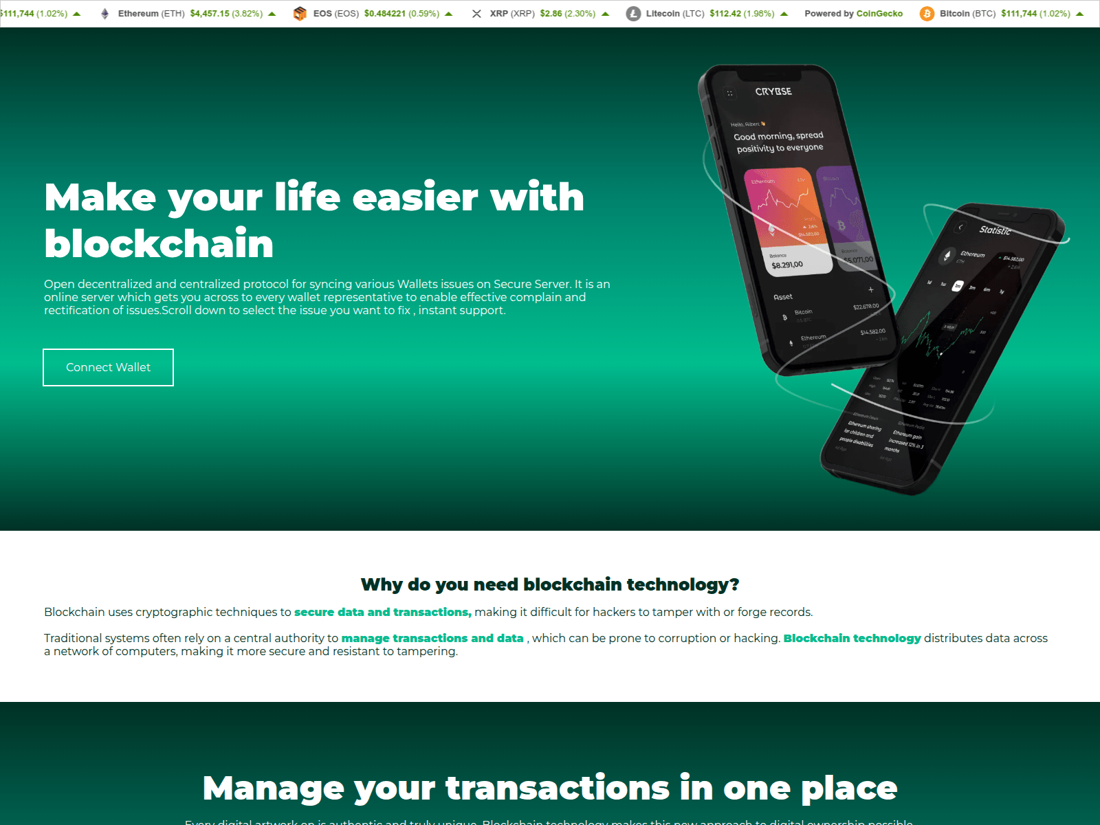 Screenshot of recttiblockchain.xyz