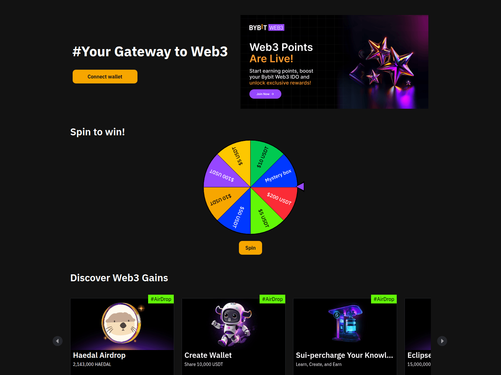 Screenshot of claim-reward-bybit.com