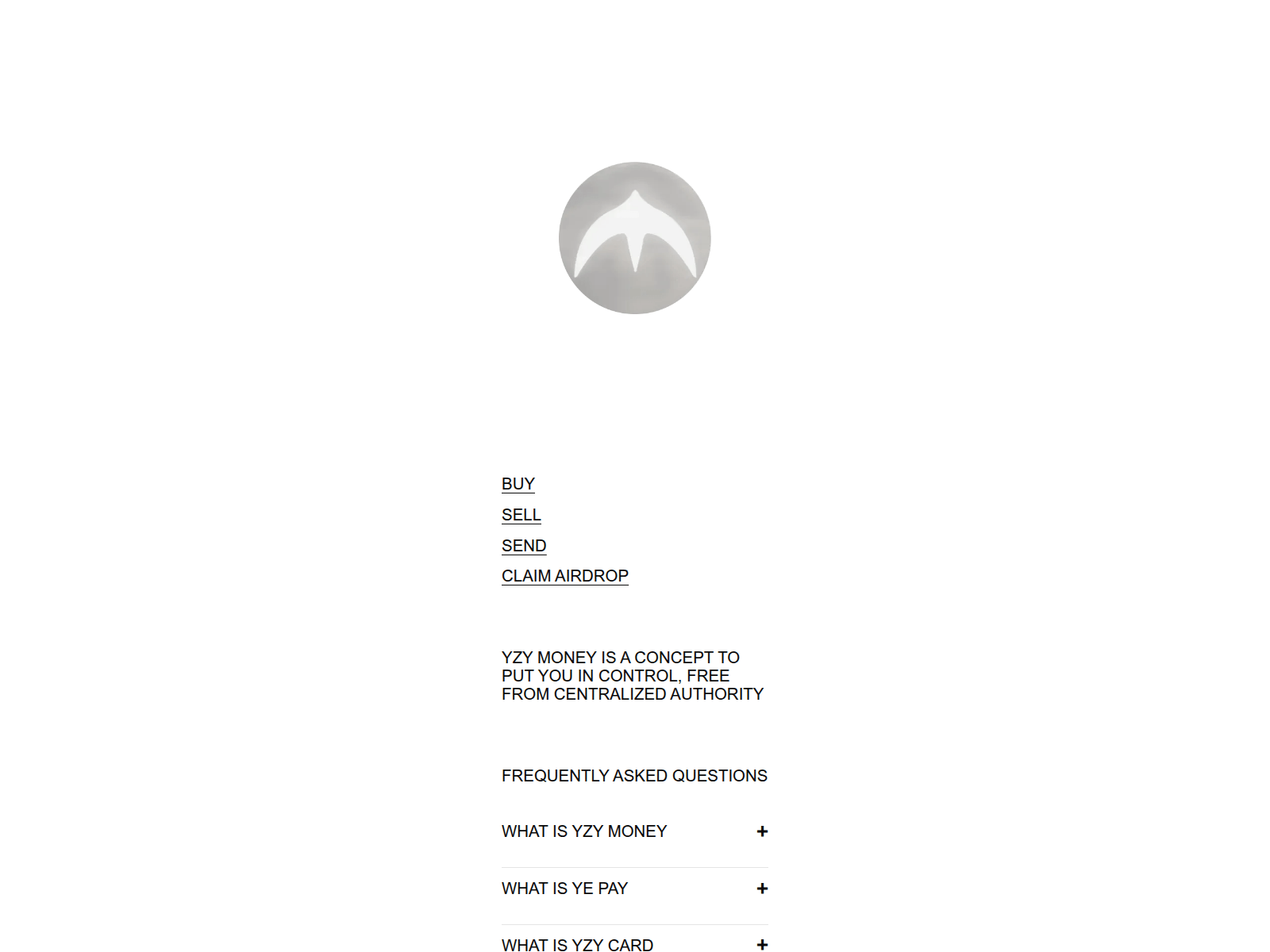Screenshot of coin-yeezy.com