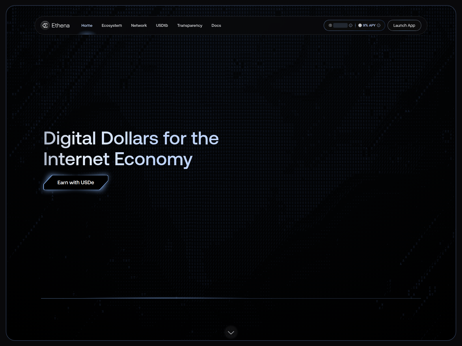 Screenshot of allocation-ethena.com