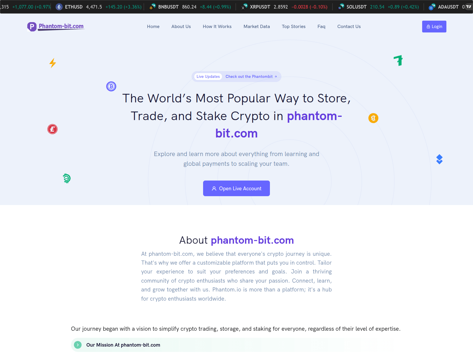 Screenshot of phantom-bit.com