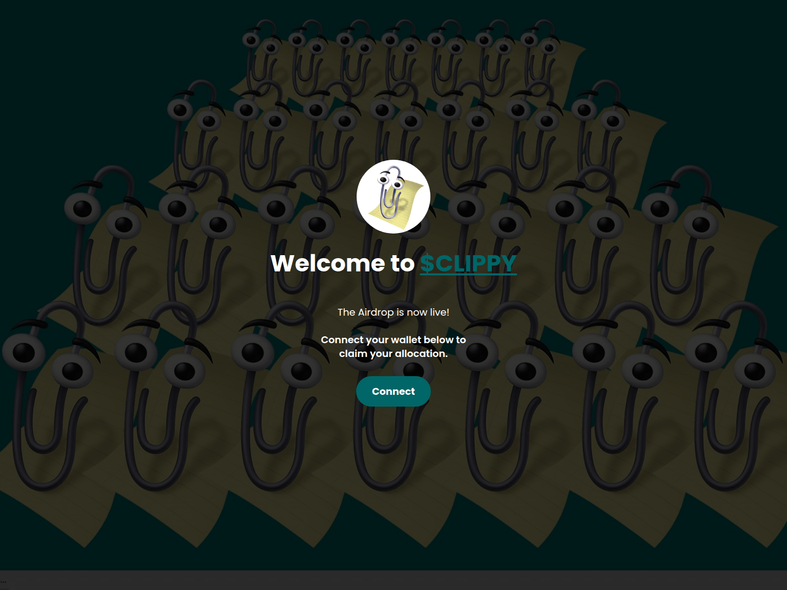 Screenshot of clippycult.net
