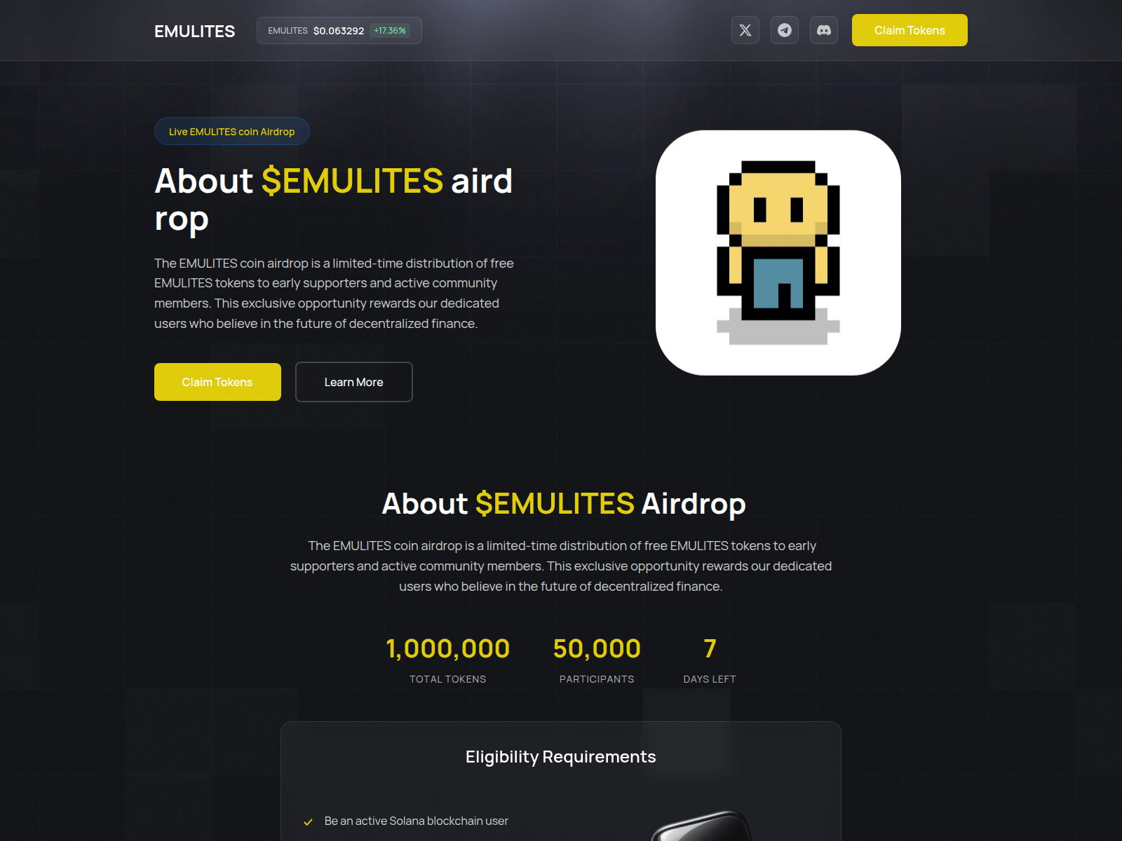Screenshot of emulites.com