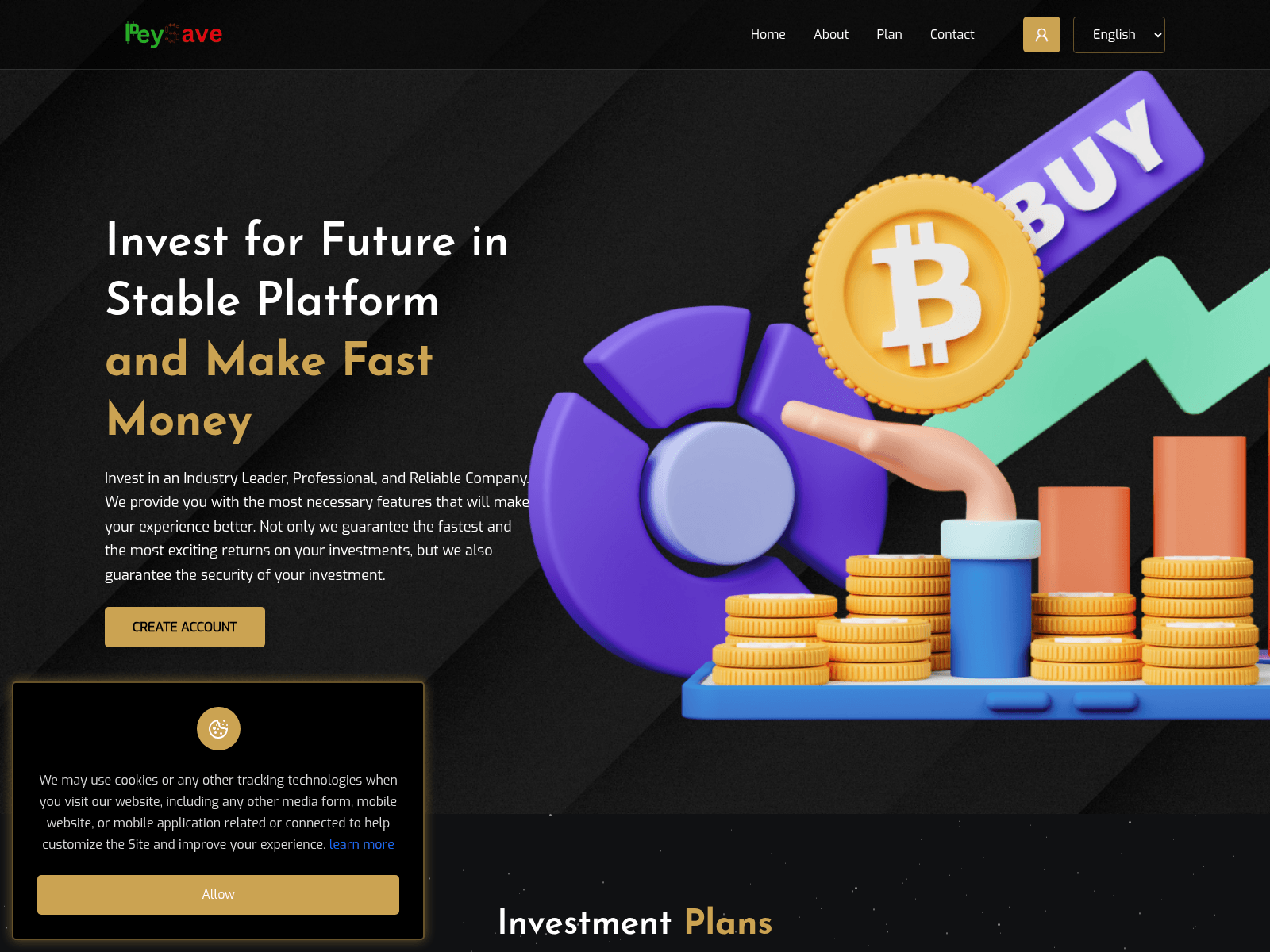Screenshot of peysave.com