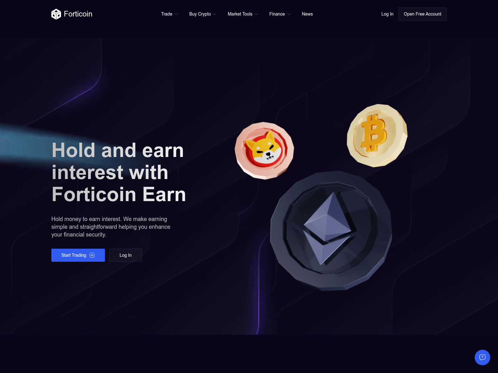 Screenshot of forticoin.com