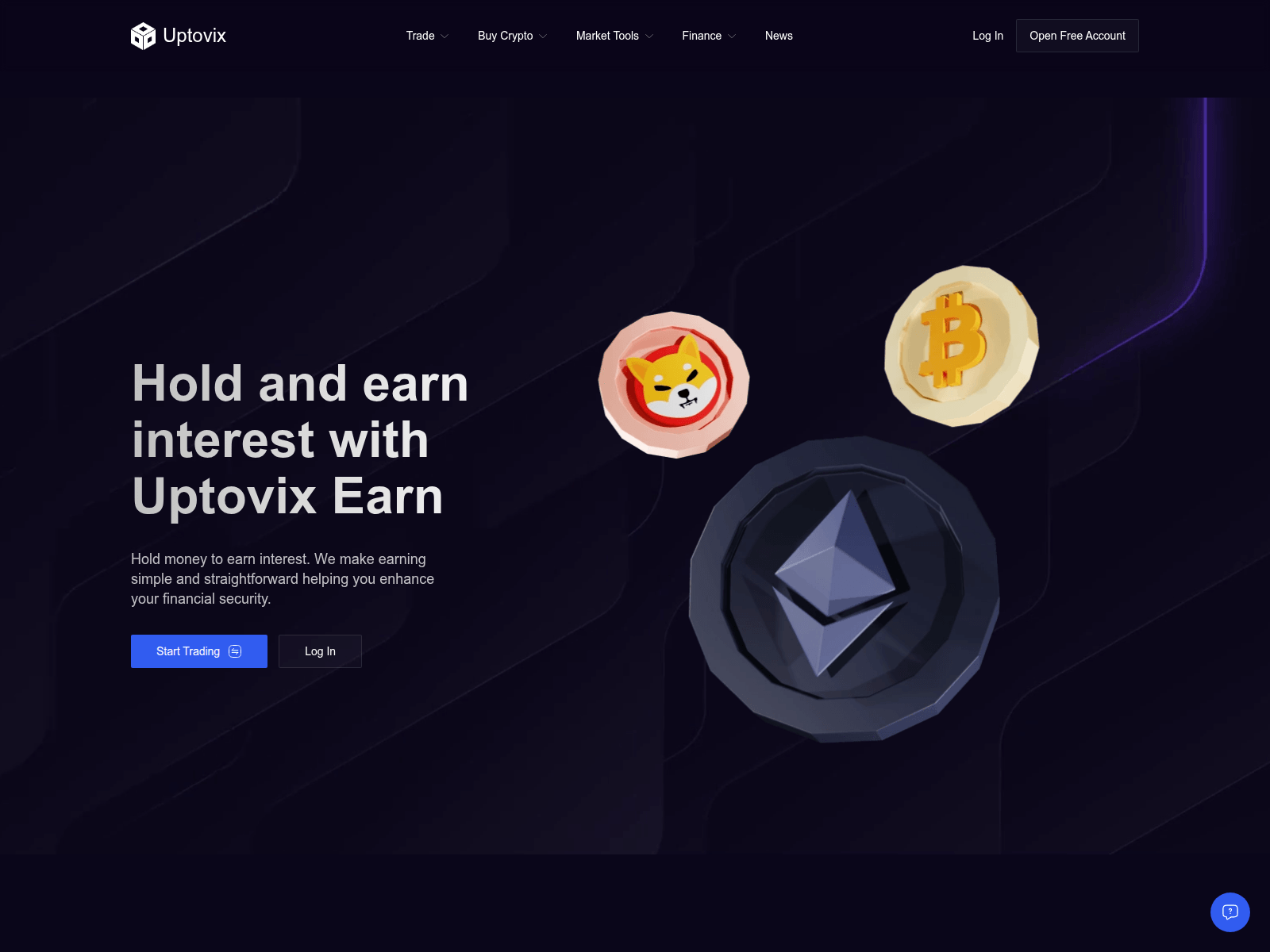 Screenshot of uptovix.com