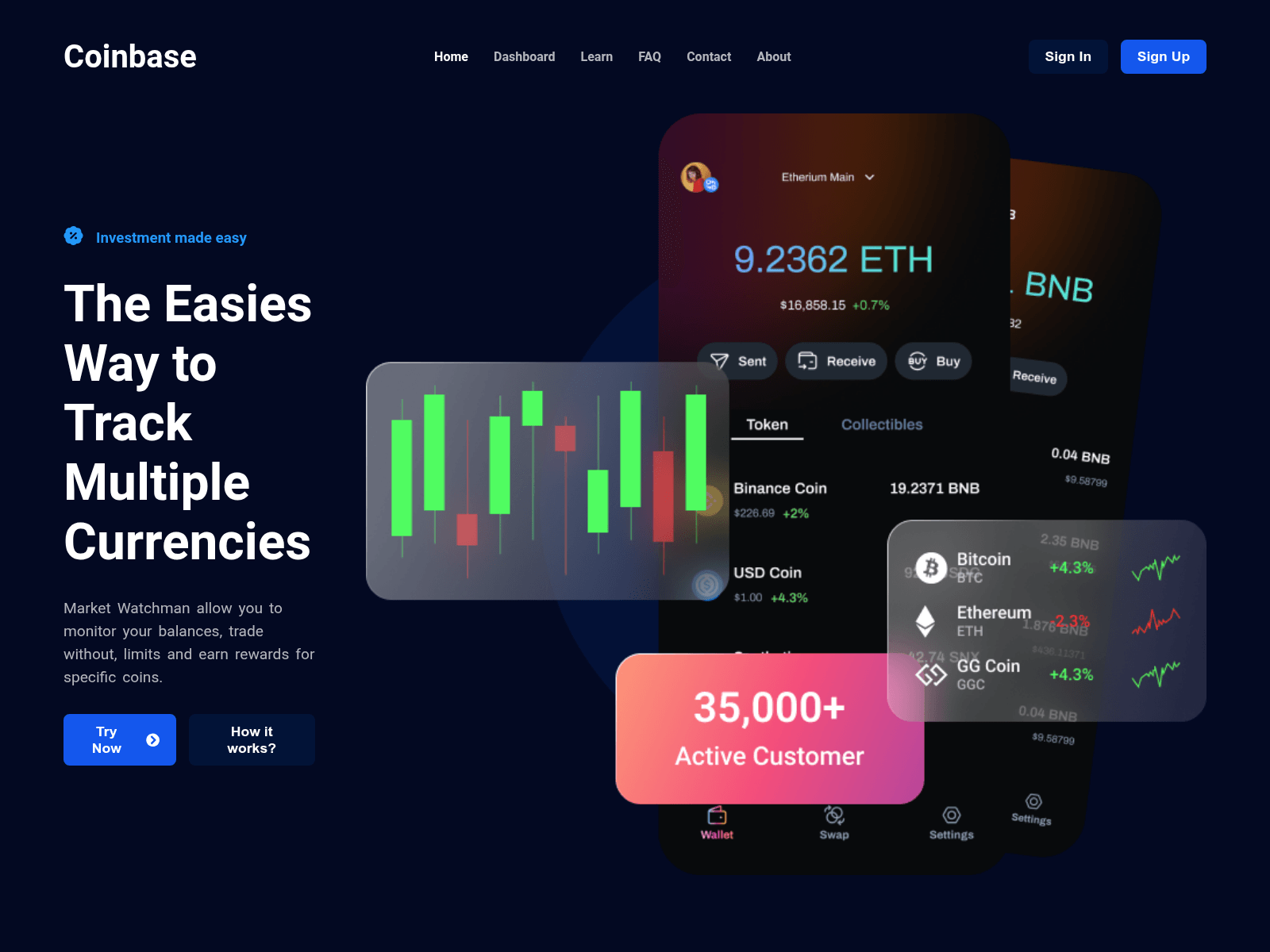 Screenshot of coinbaase.vercel.app