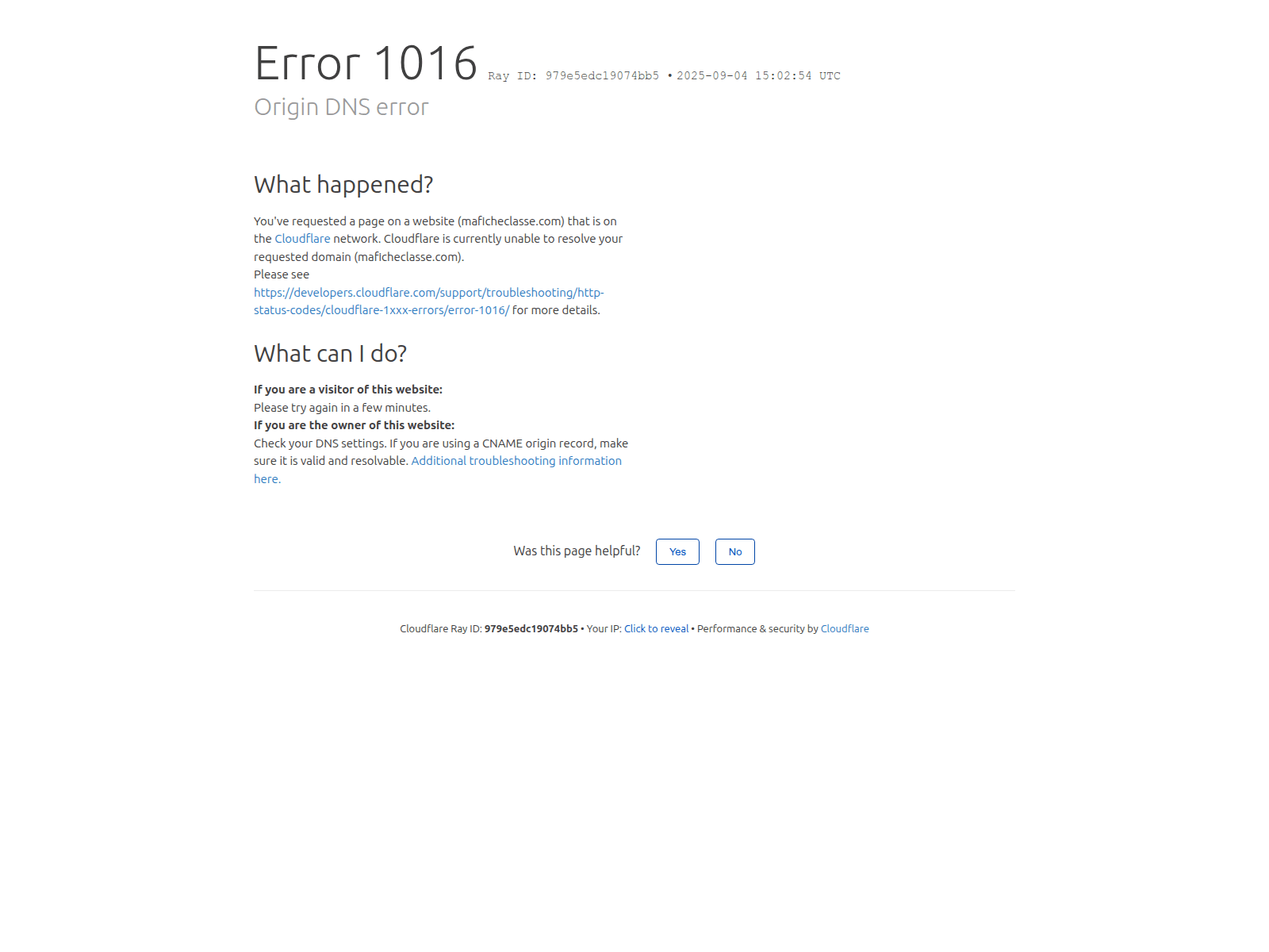 Screenshot of maficheclasse.com