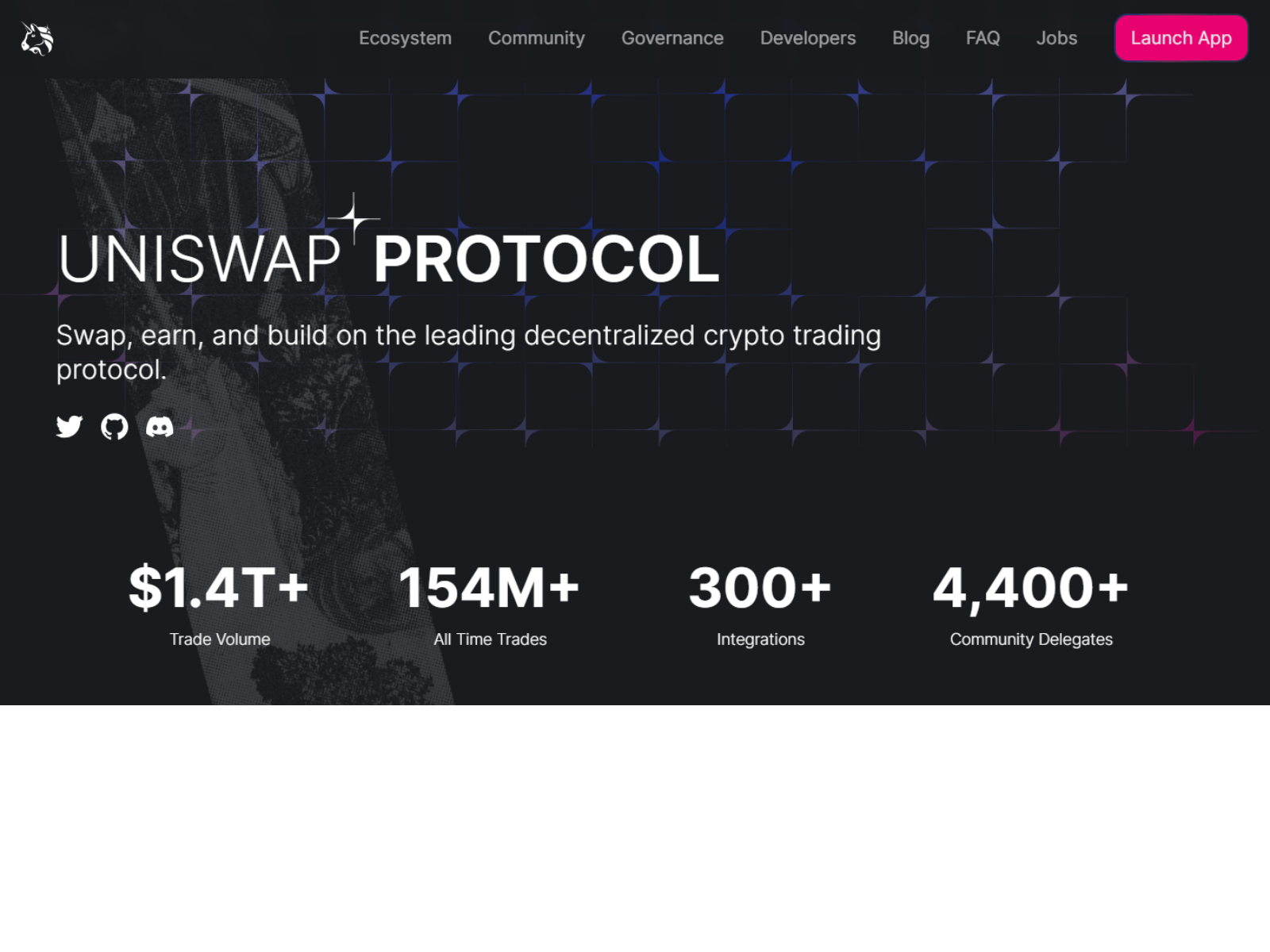 Screenshot of uniswepaxchangge.webflow.io