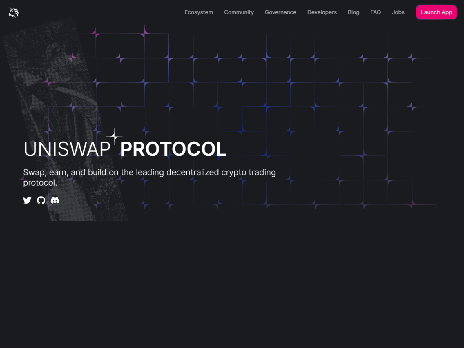 Screenshot of uniswapexcangese.webflow.io