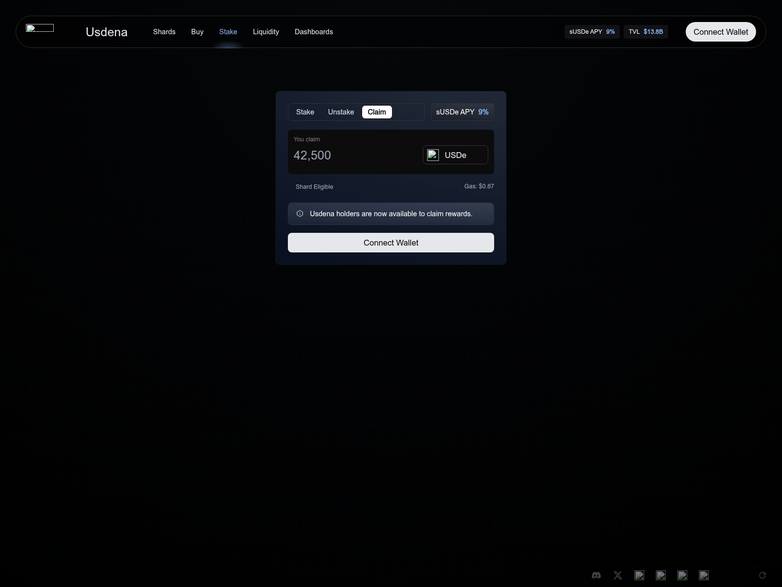 Screenshot of usdena.pro