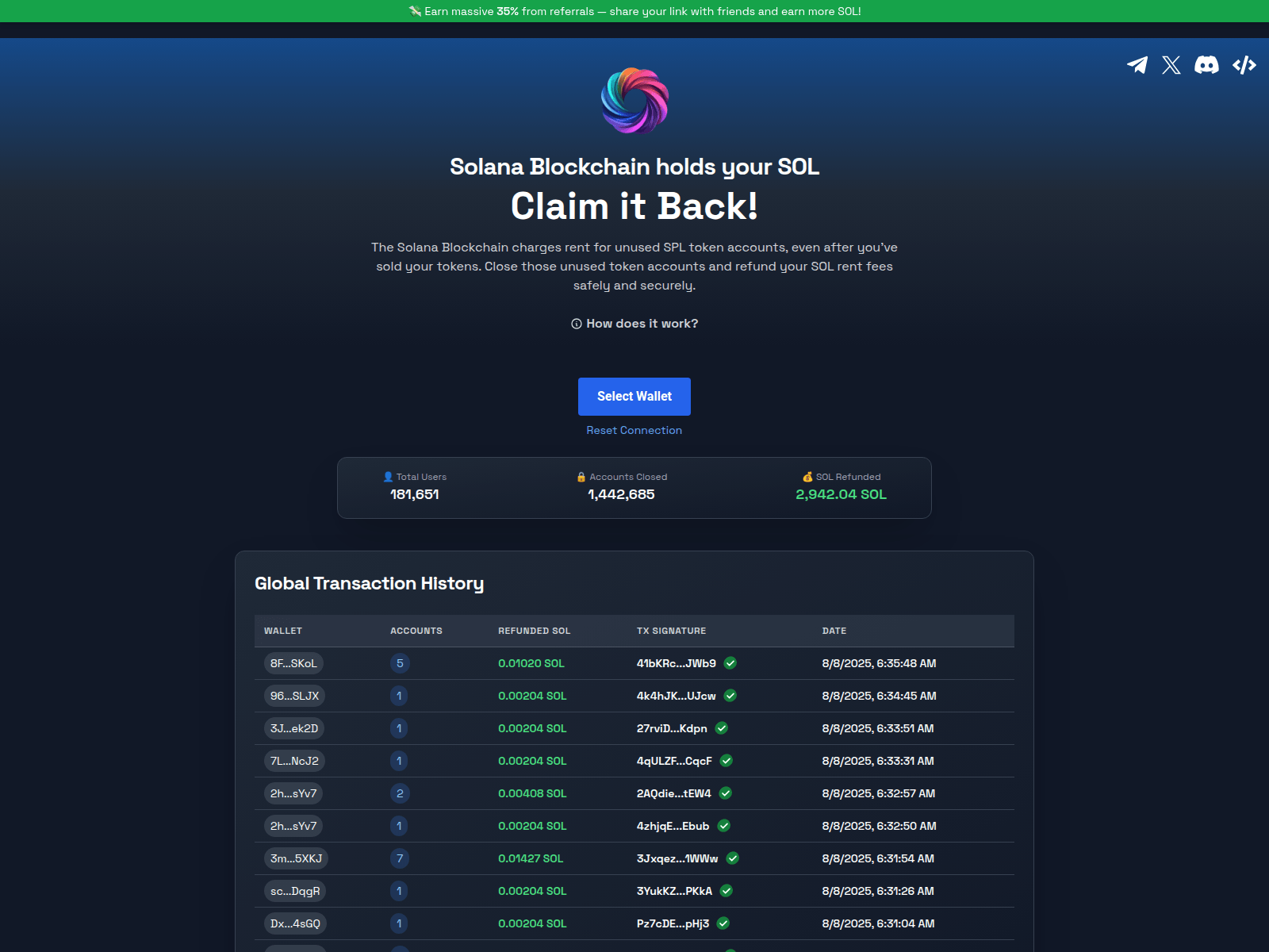 Screenshot of refundyoursoi.co