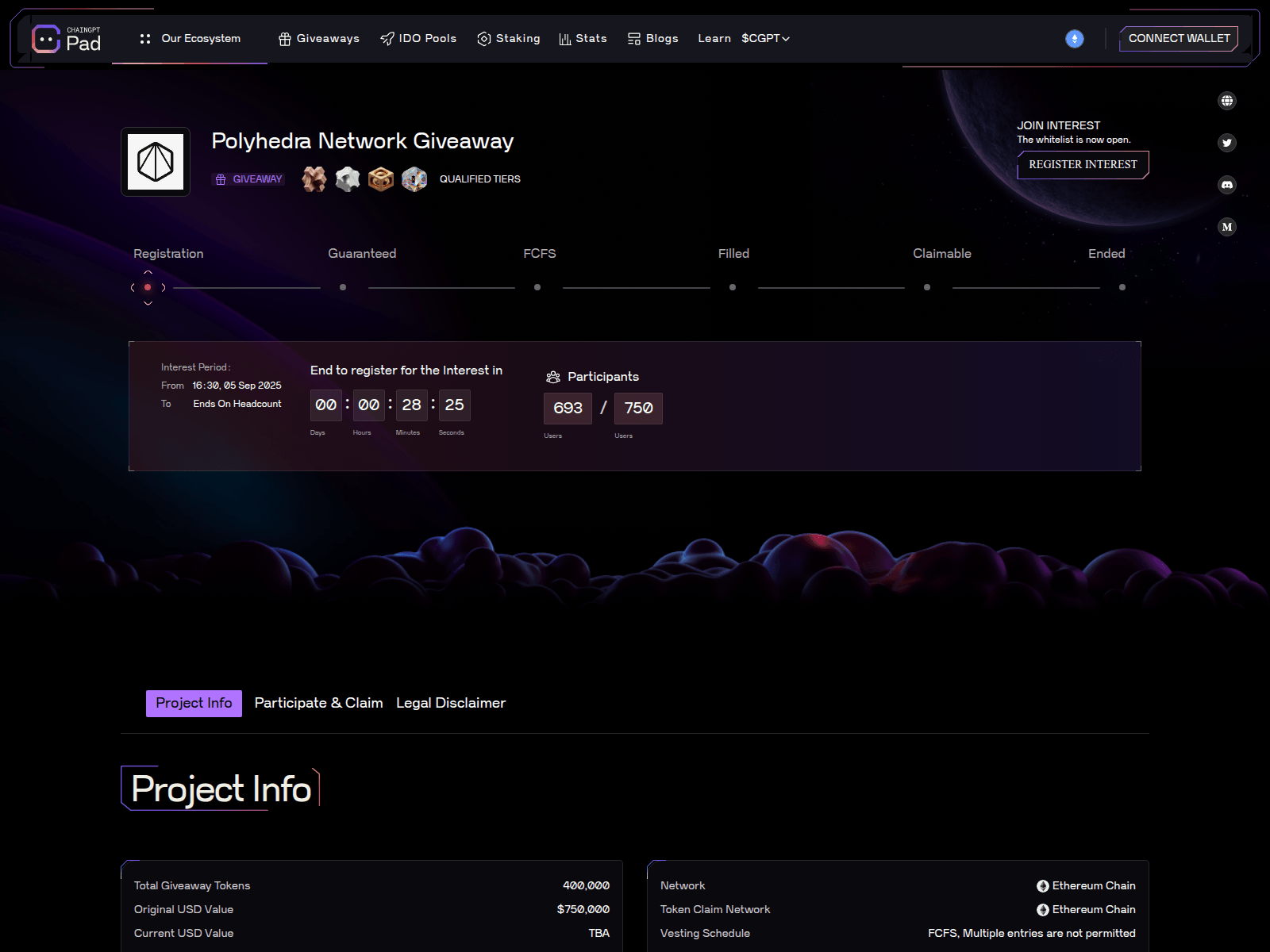 Screenshot of lp-chaingpt.net