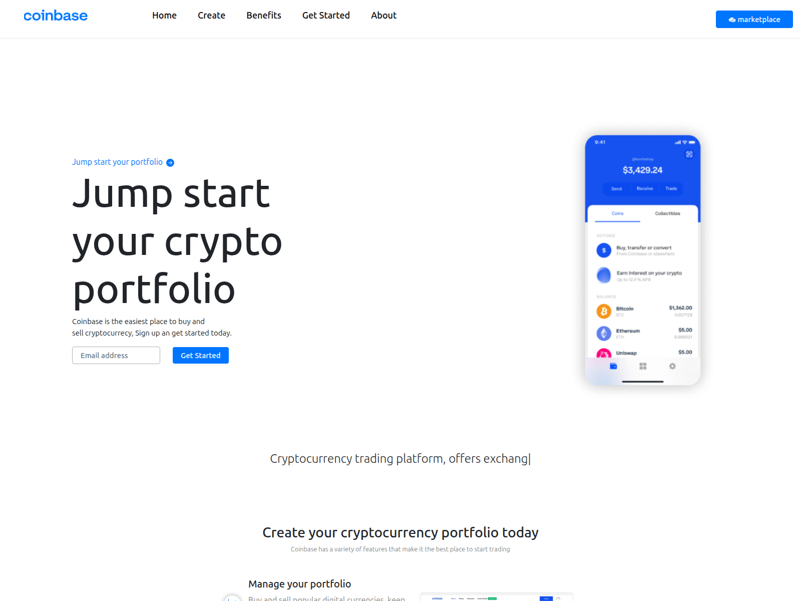 Screenshot of cryptocurrency-platform.vercel.app