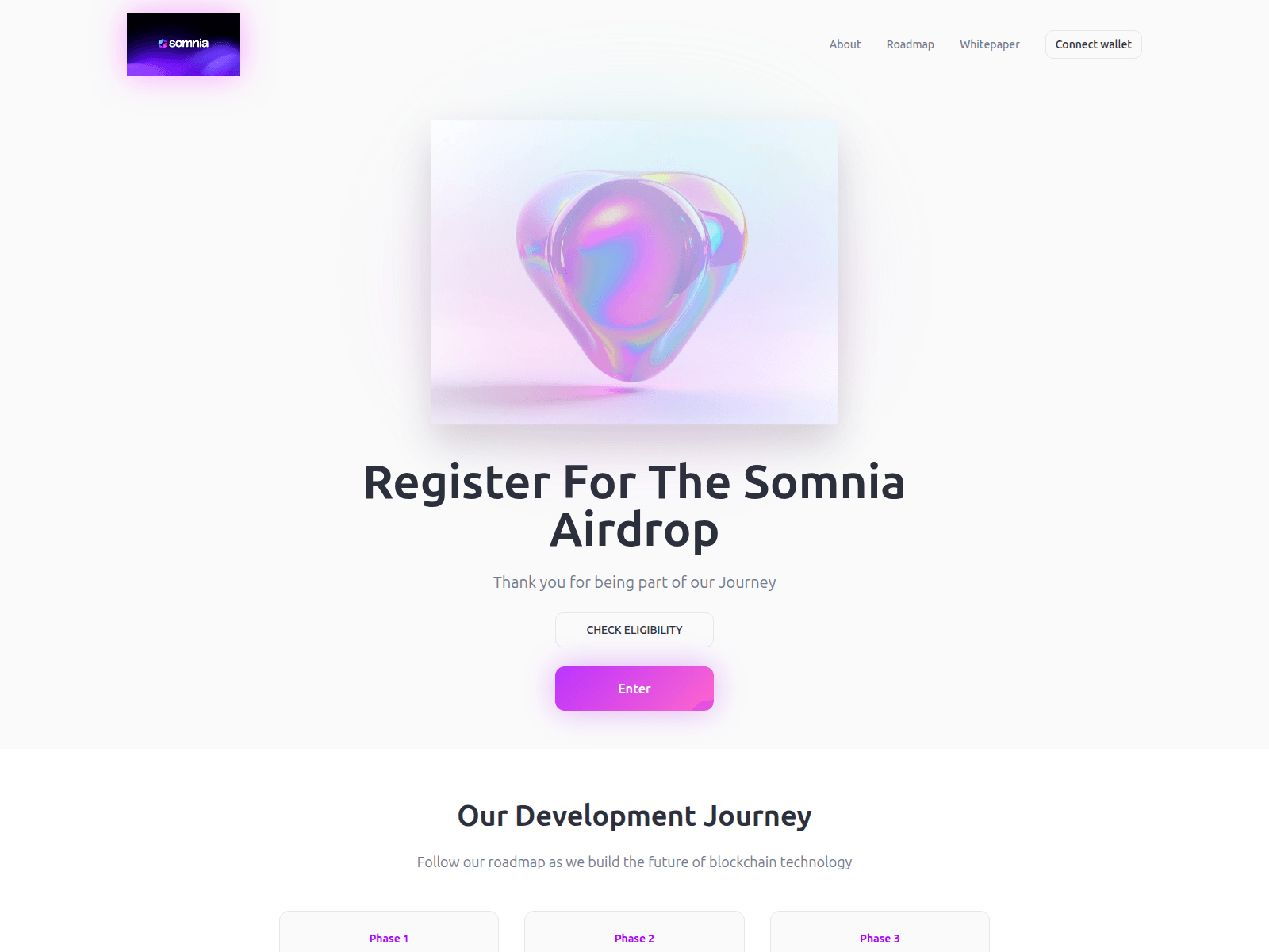 Screenshot of somnia-checker.xyz