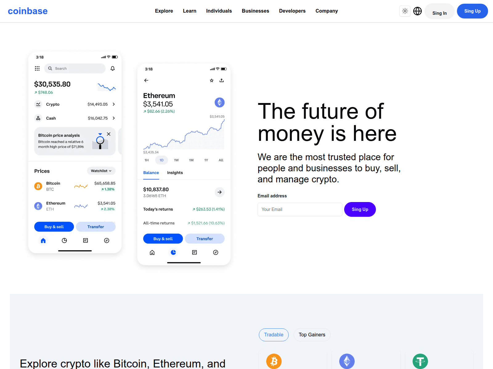 Forensic screenshot of coinbase-tau.vercel.app