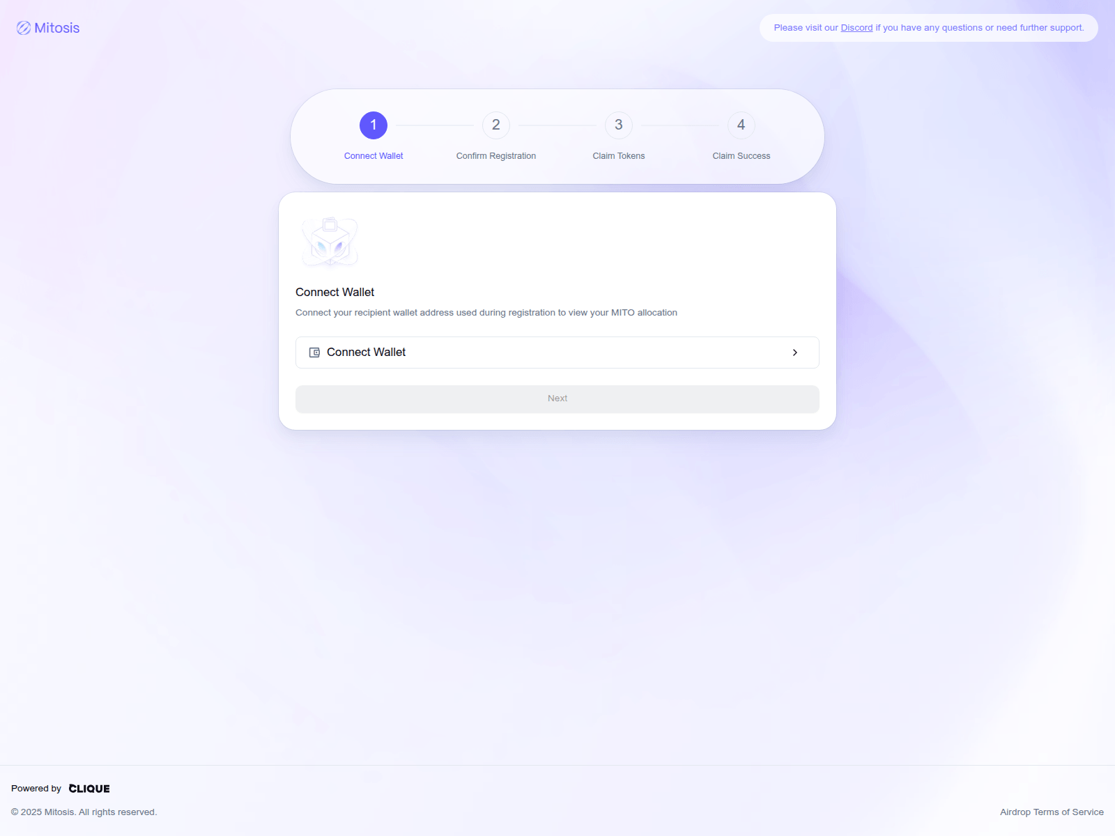 Screenshot of airdropmitosis.xyz
