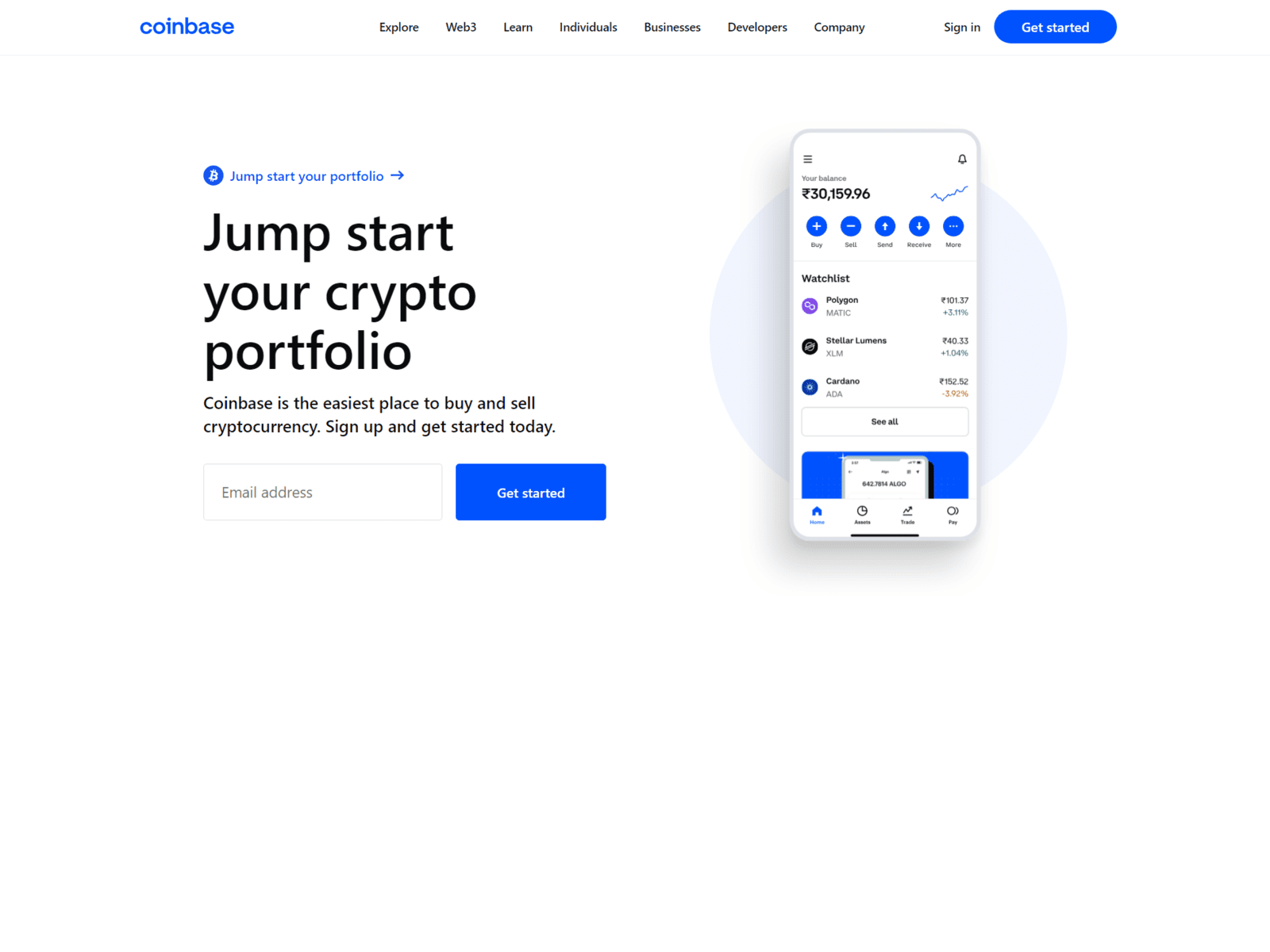 Screenshot of coinbsseextensionn.webflow.io