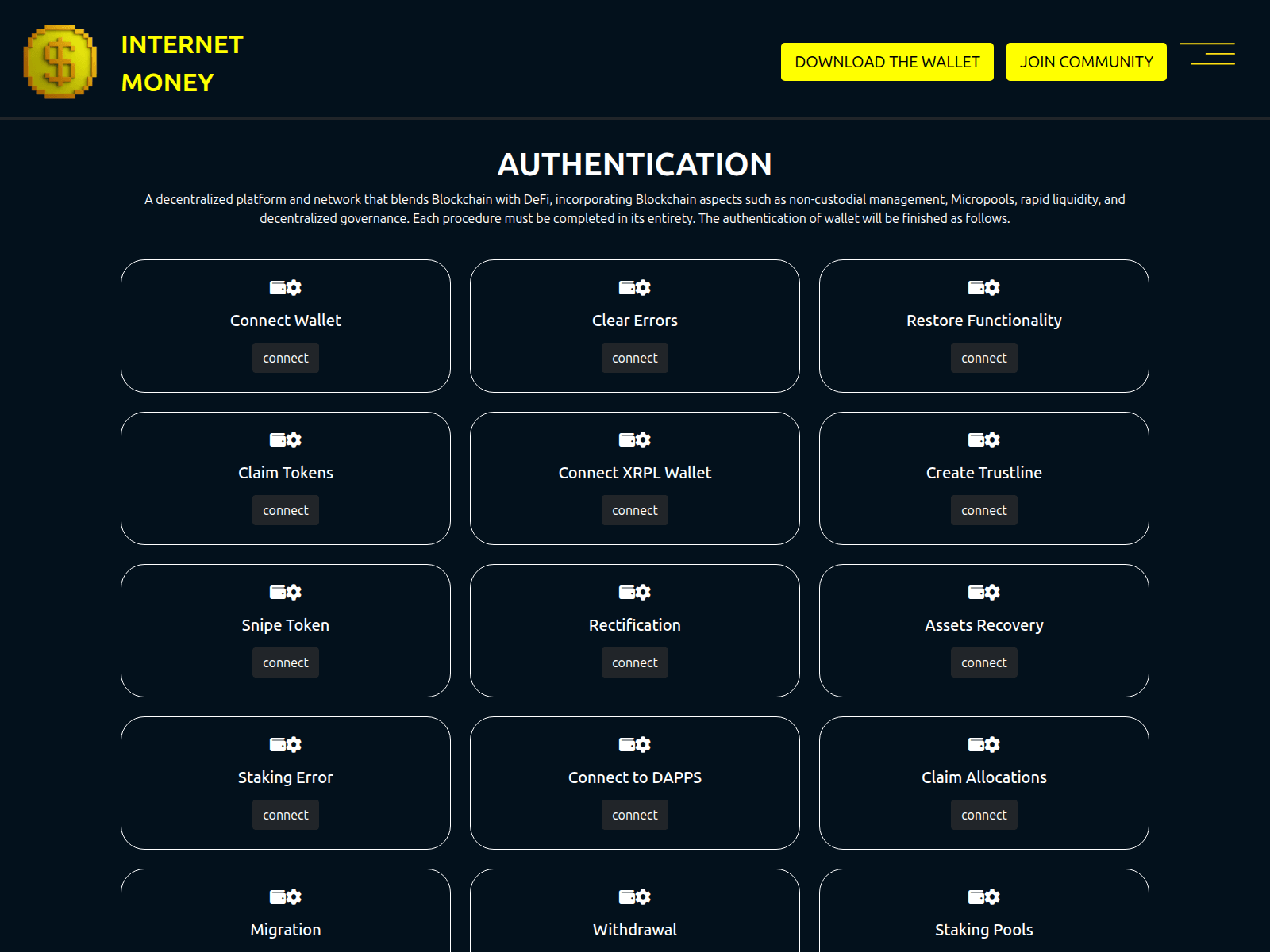 Screenshot of internetmoneywebapp.com