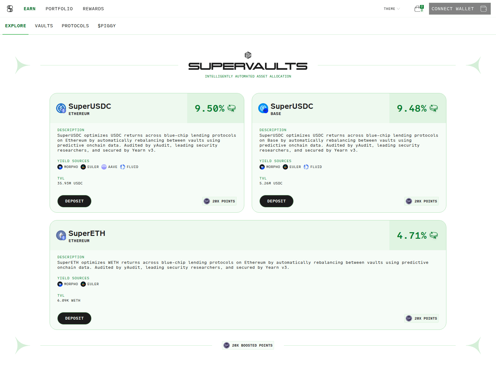 Screenshot of dapp-superform.xyz