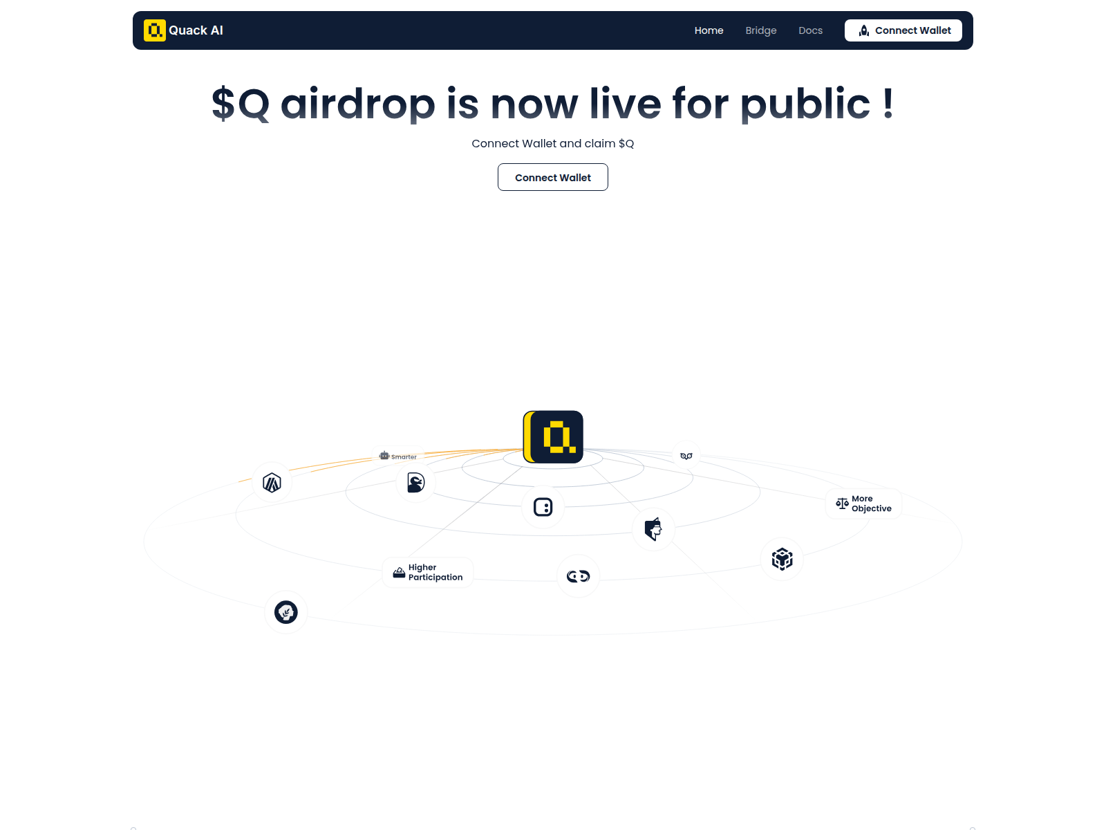 Screenshot of claim-quackai.top