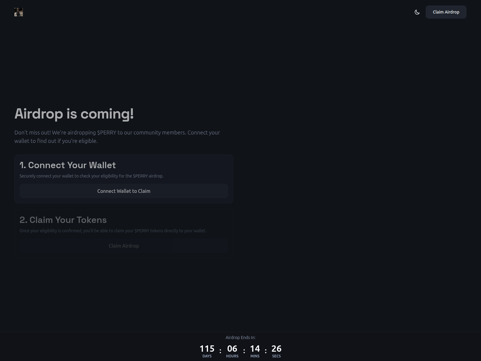 Screenshot of perry-binance.vercel.app