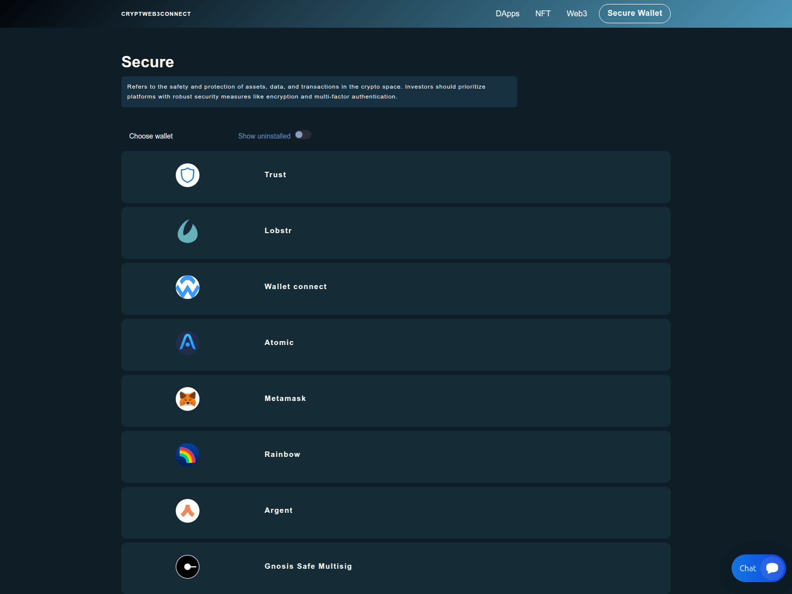 Screenshot of cryptweb3connect.com
