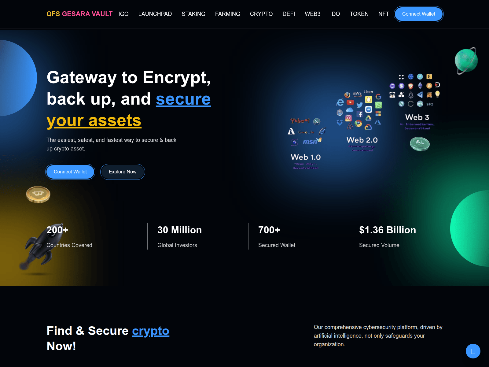 Screenshot of qfsgesaravault.com.gesaraqfsvault.com