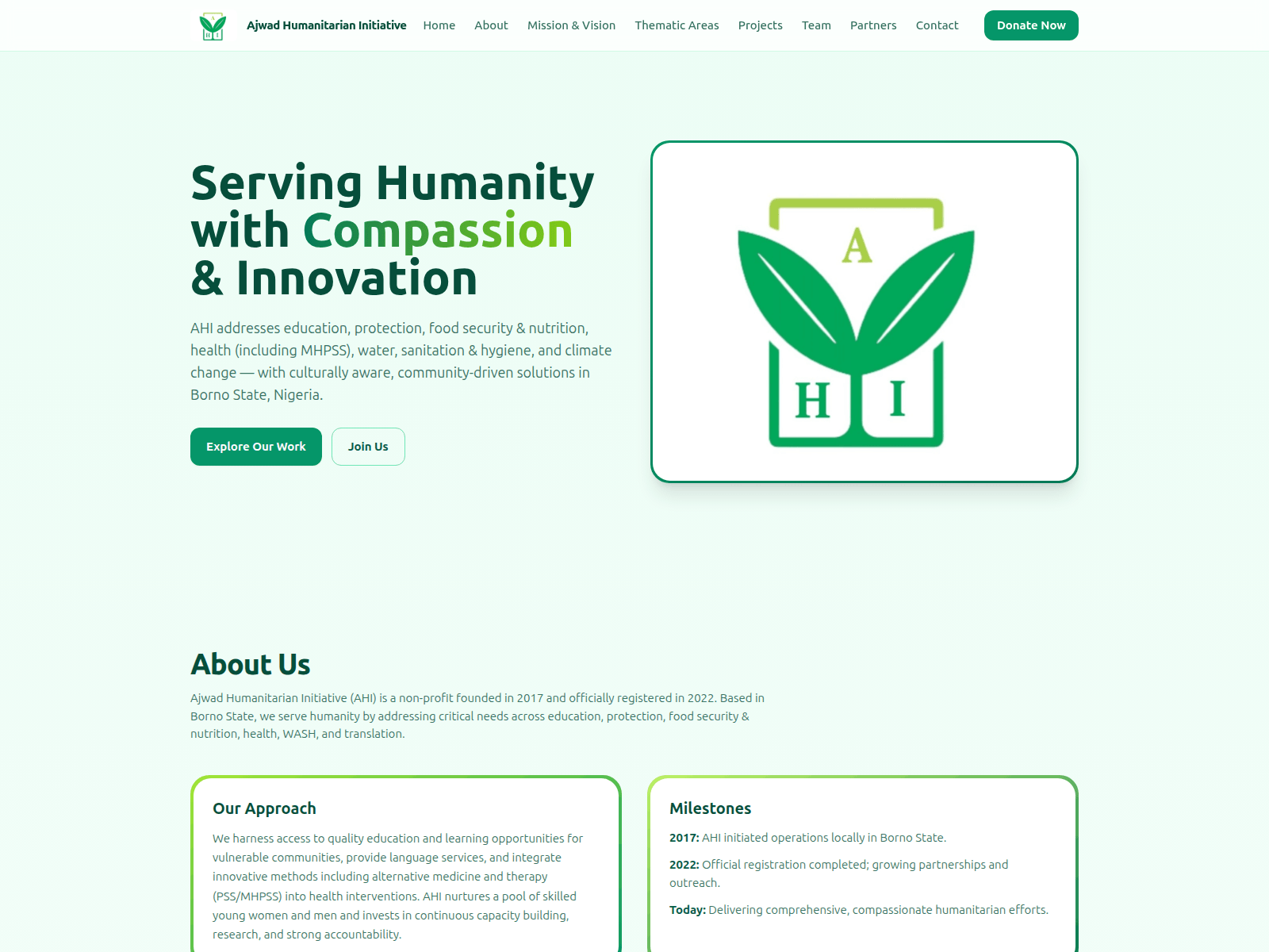Screenshot of ahi.org.ng.smartrecord.net