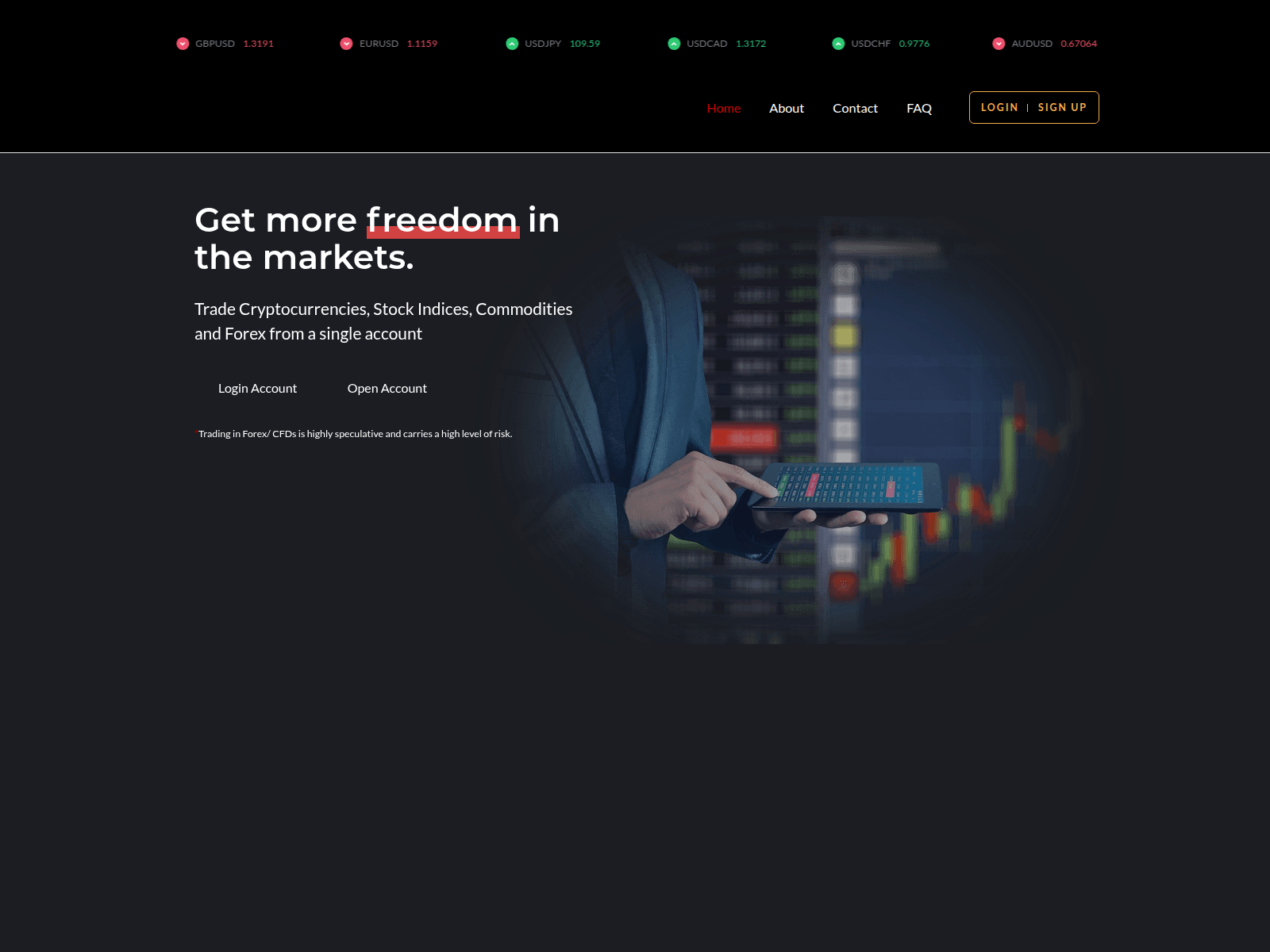 Screenshot of aumentofx.com