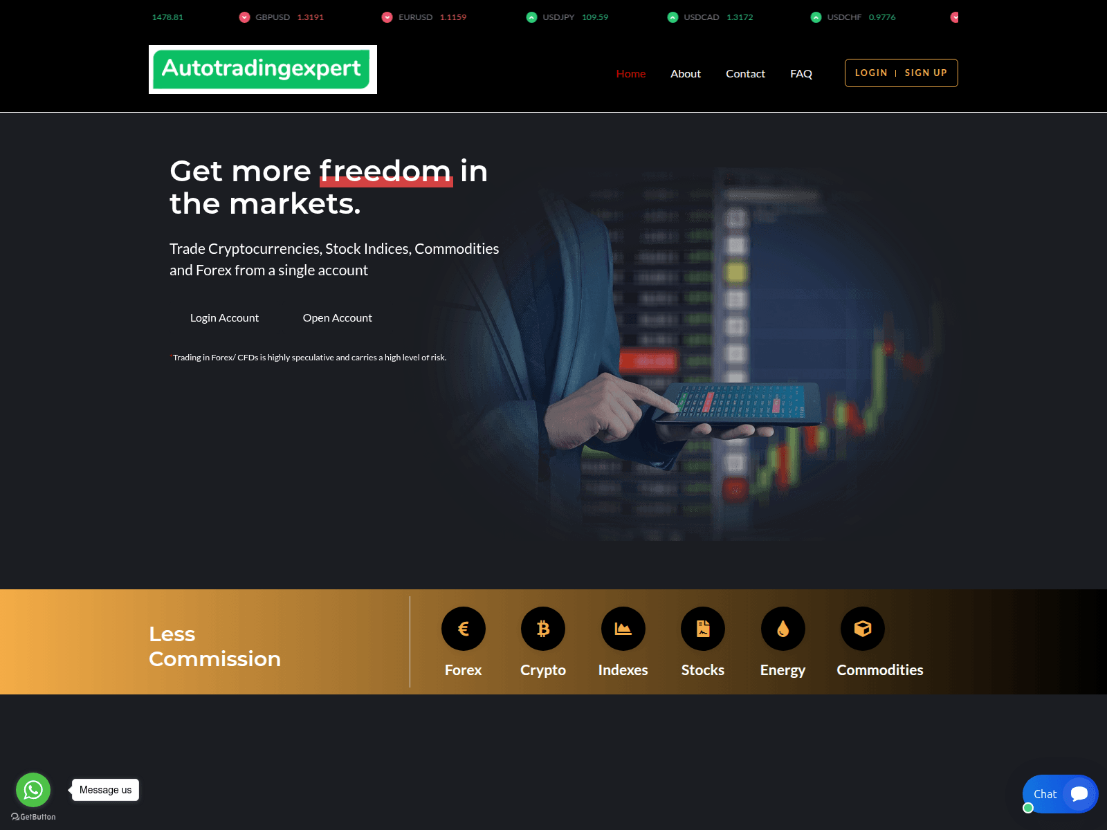 Screenshot of autotradingexpert.live