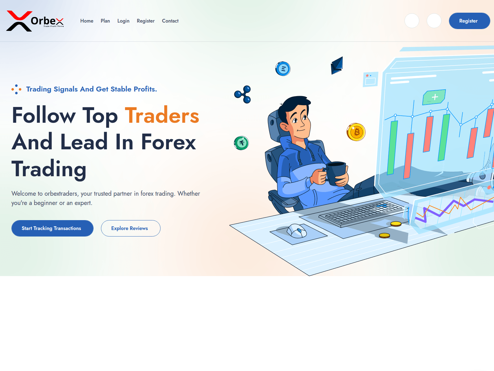 Screenshot of orbextraders.world
